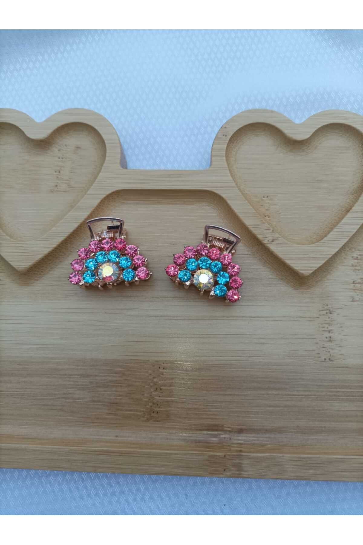 JHTshop 2li Taşlı Mandal Toka Kadın* 2,5cm/ *2,5cm*