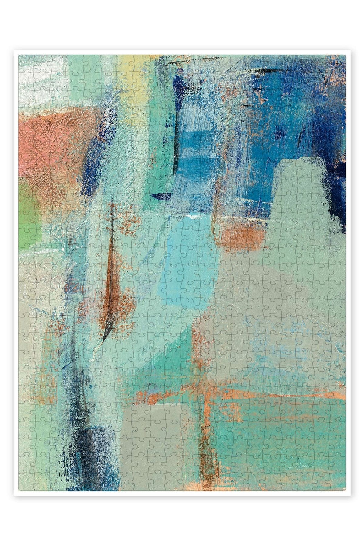 Jeronkarji Sabah esintisi IV 500 Parça Puzzle Yapboz Bohem Soyut Sanat Temalı