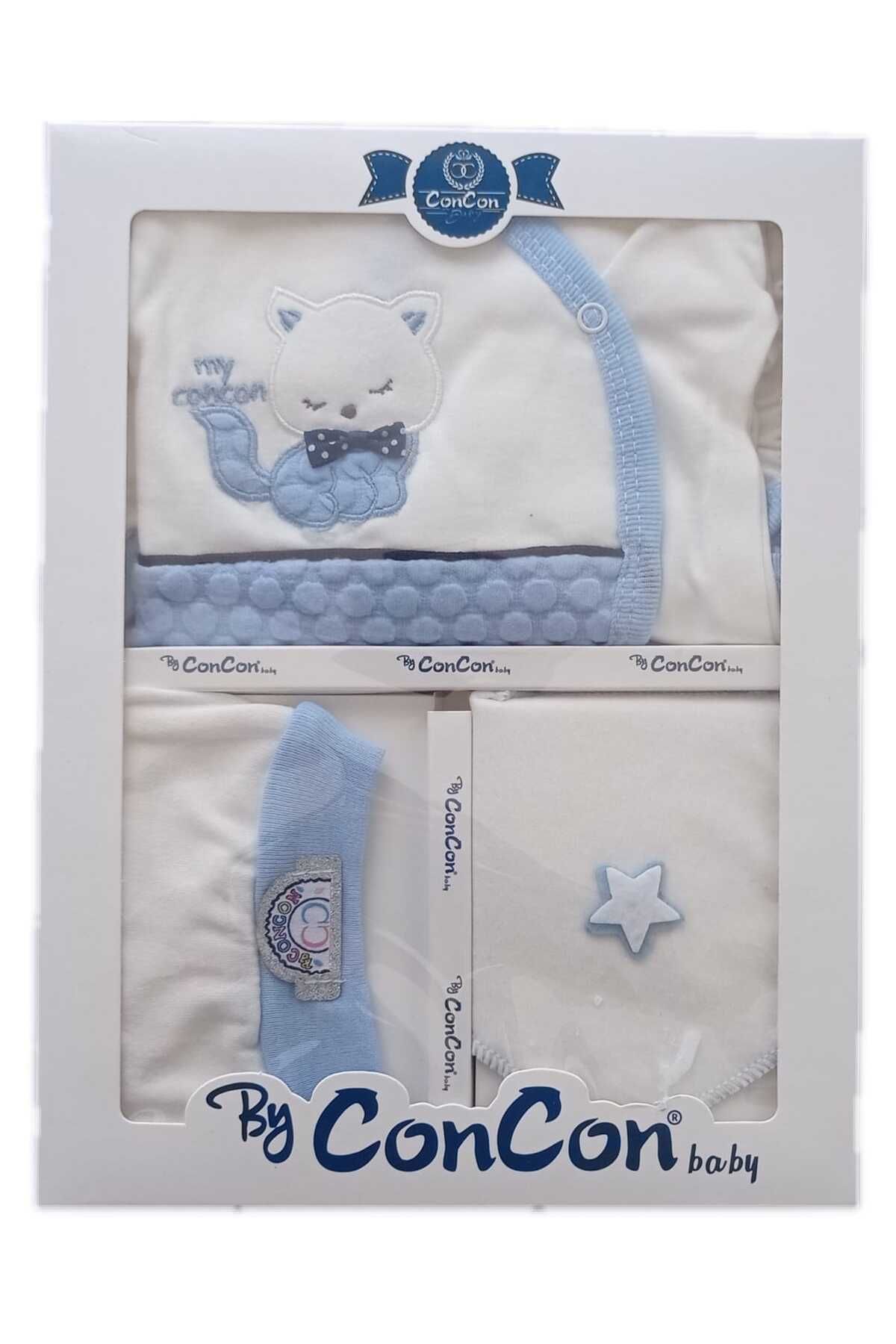Concon Baby byconcon kedili nohut 5'li zıbın seti