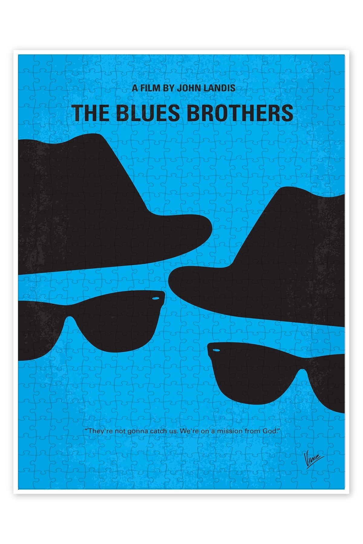 Jeronkarji Blues Brothers 500 Parça Puzzle Yapboz Klasik Film Temalı