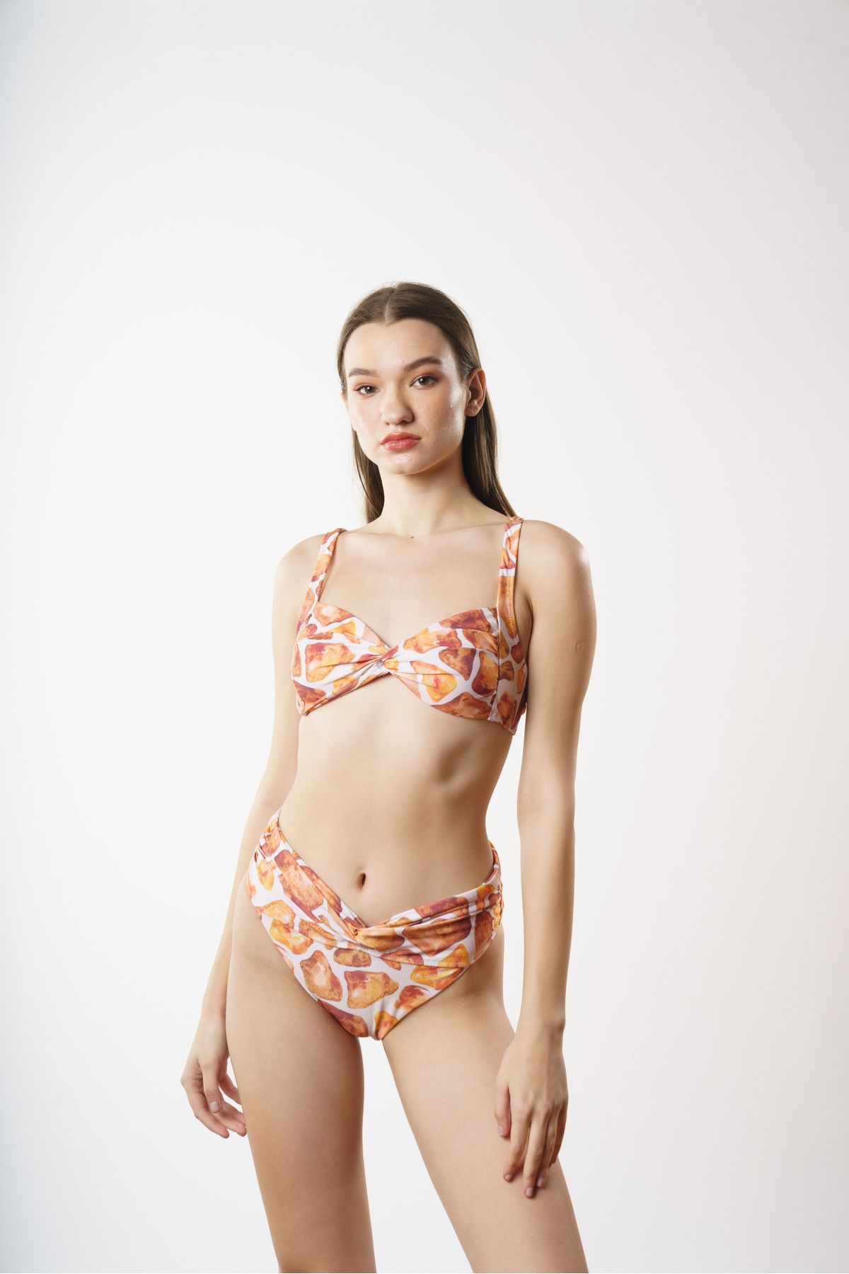 Louren Kare Yaka Bikini Takımı