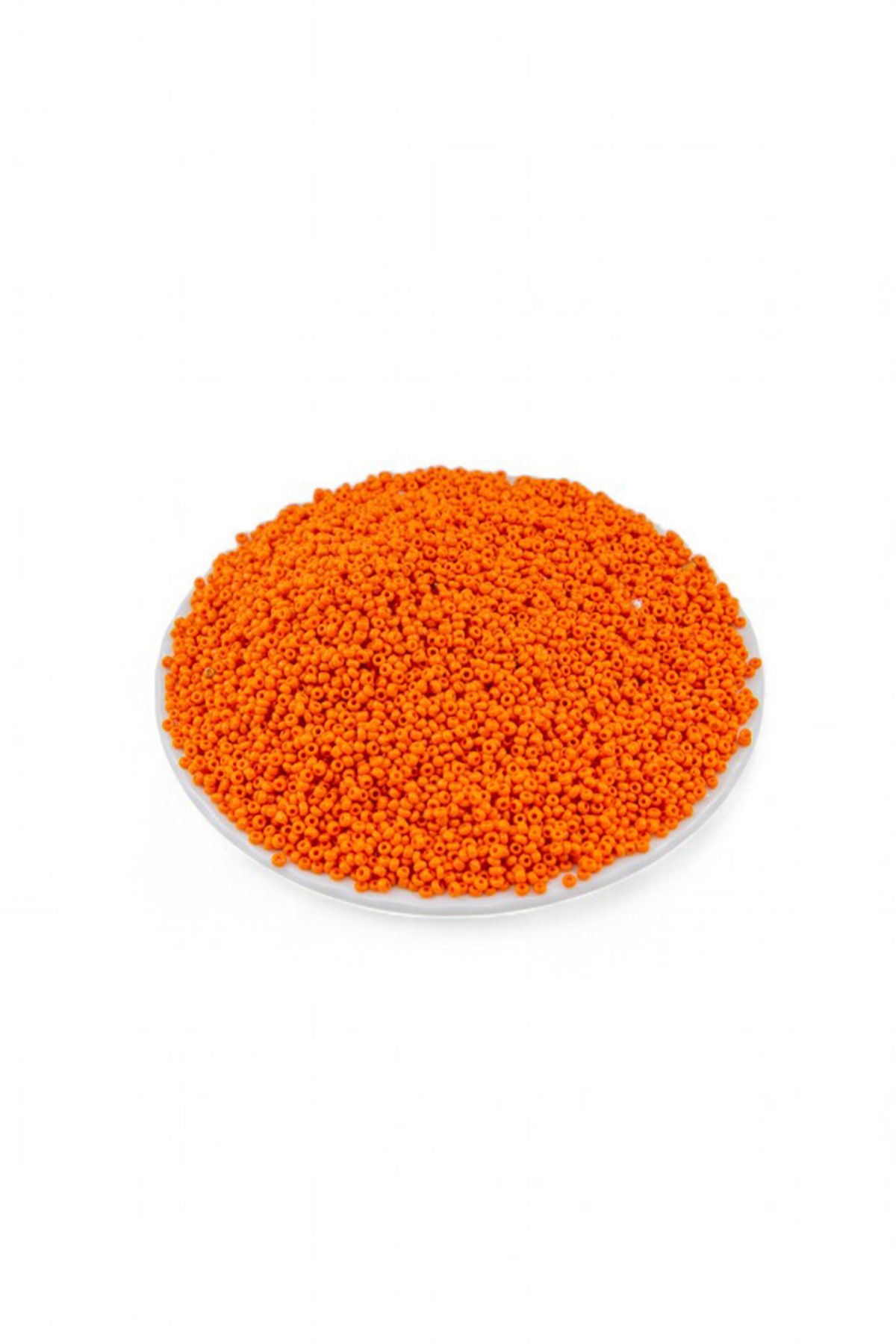 Serhat Aksesuar ve El İşçilik Mat Turuncu (11/0) 2 mm Kum Boncuğu 100 gr