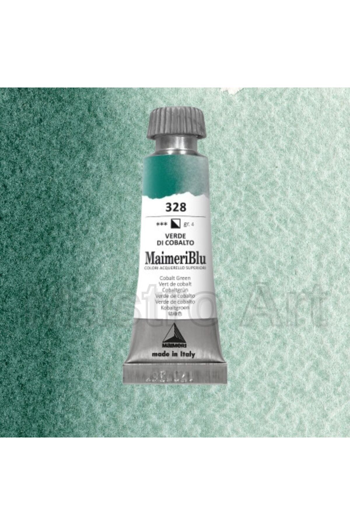Maimeri Blu Pro Tüp Sulu Boya 12 ml S4 328 Cobalt Green