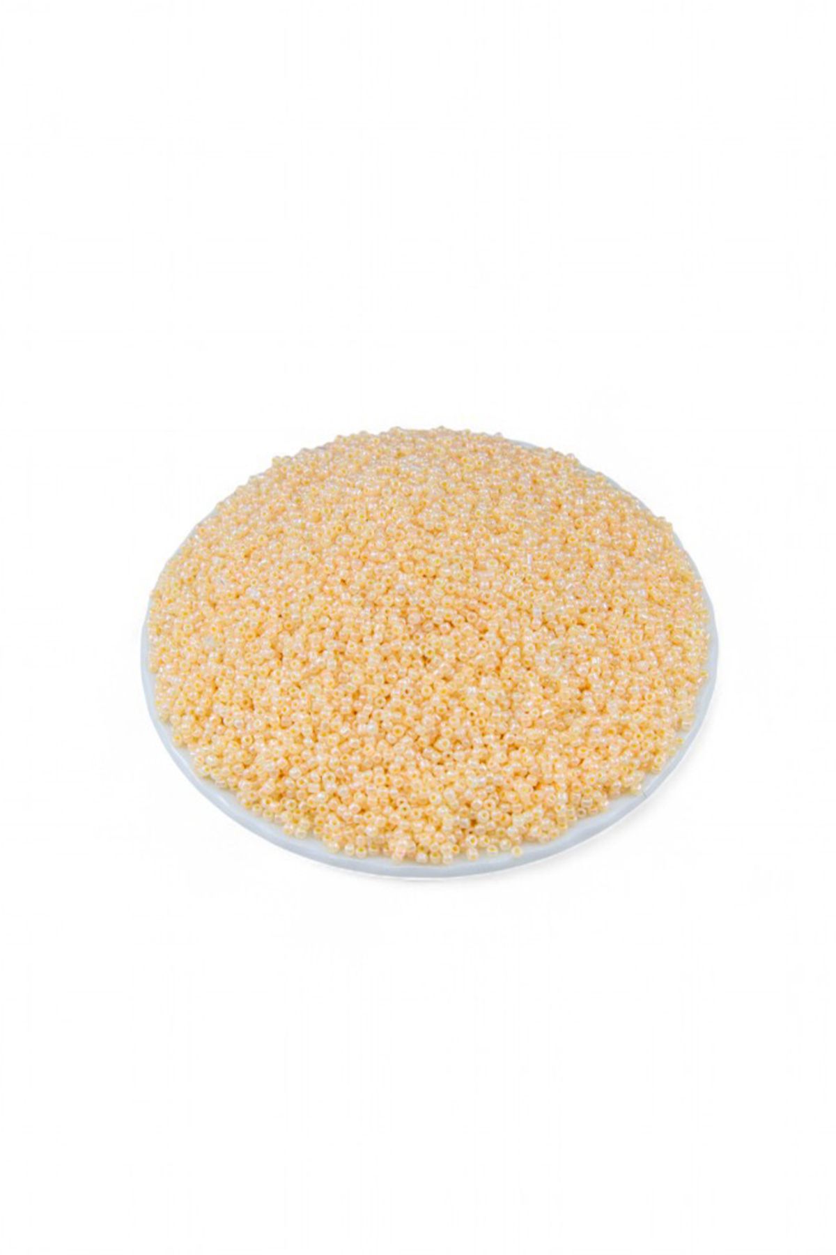 Serhat Aksesuar ve El İşçilik Pembe Krem (11/0) 2 mm Kum Boncuğu 100 gr