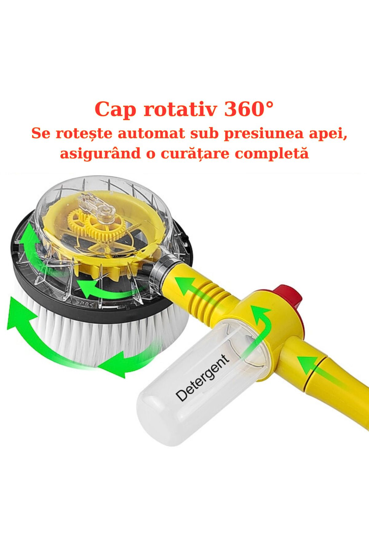 Generic-APF® Car Wash Rotating Brush – Automatic Foaming, Long Handle 100cm 14