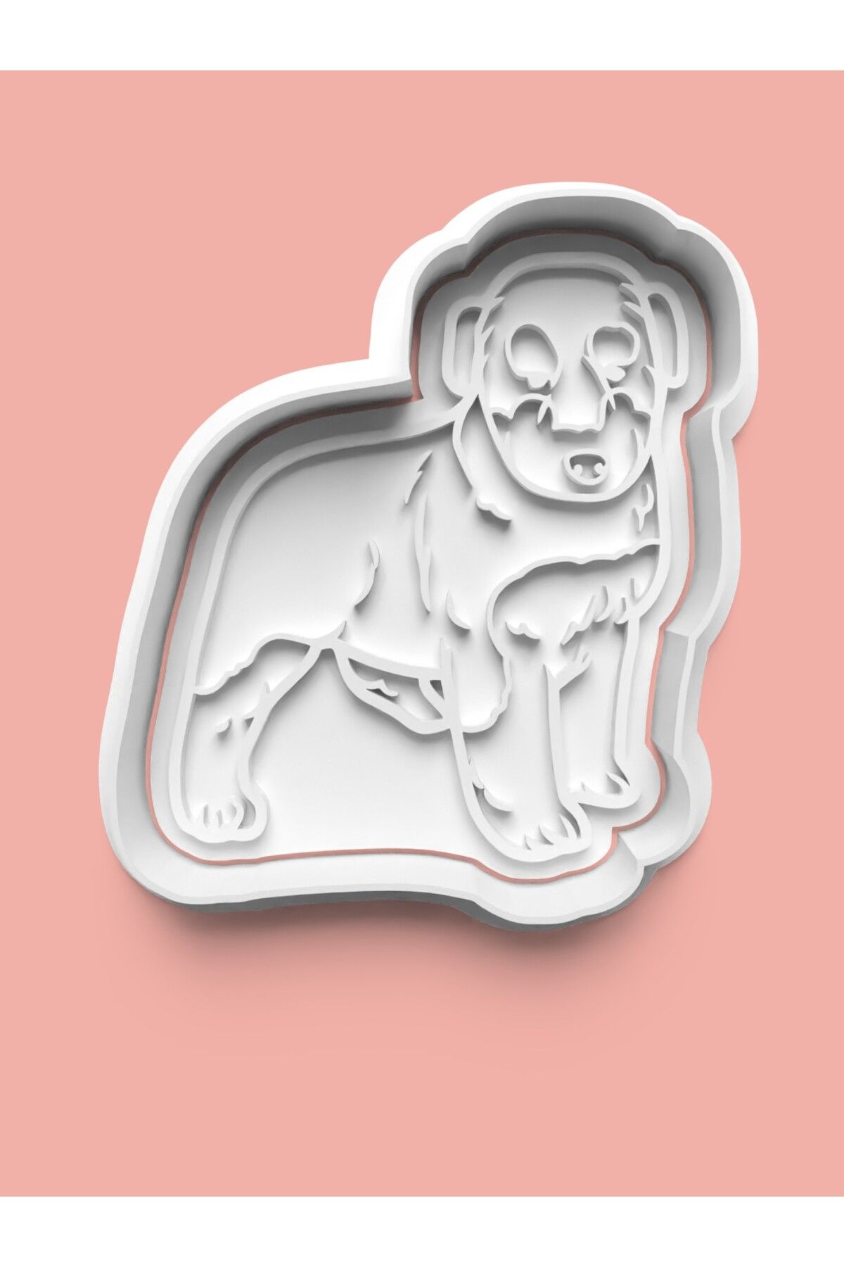 AKTASTORE Airedale Terrier Köpek Figürü Kurabiye Kalıbı Ve Şeker Hamuru Kalıbı