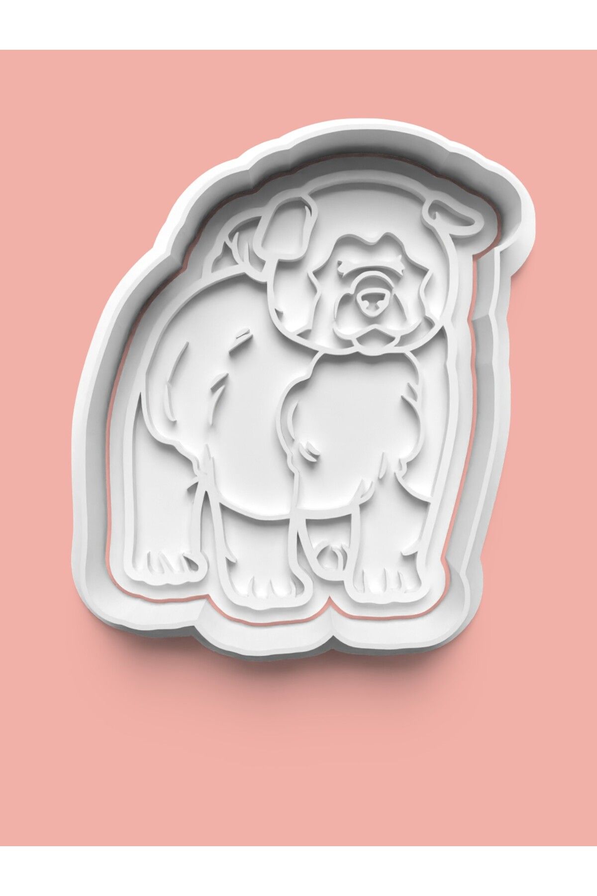 AKTASTORE Akita İnu Köpek Figürü Kurabiye Kalıbı Ve Şeker Hamuru Kalıbı