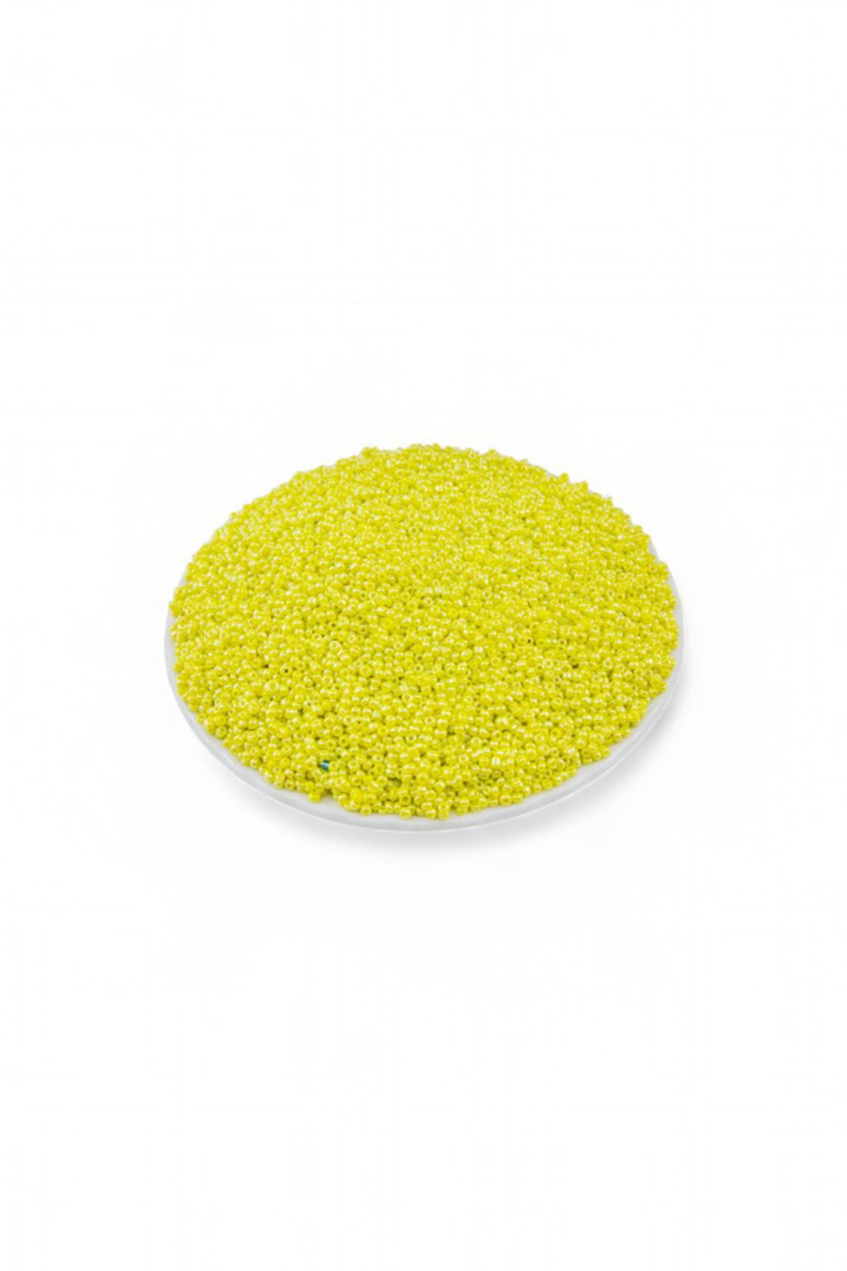 Serhat Aksesuar ve El İşçilik Pastel Limon Sarı (11/0) 2 mm Kum Boncuğu 100 gr