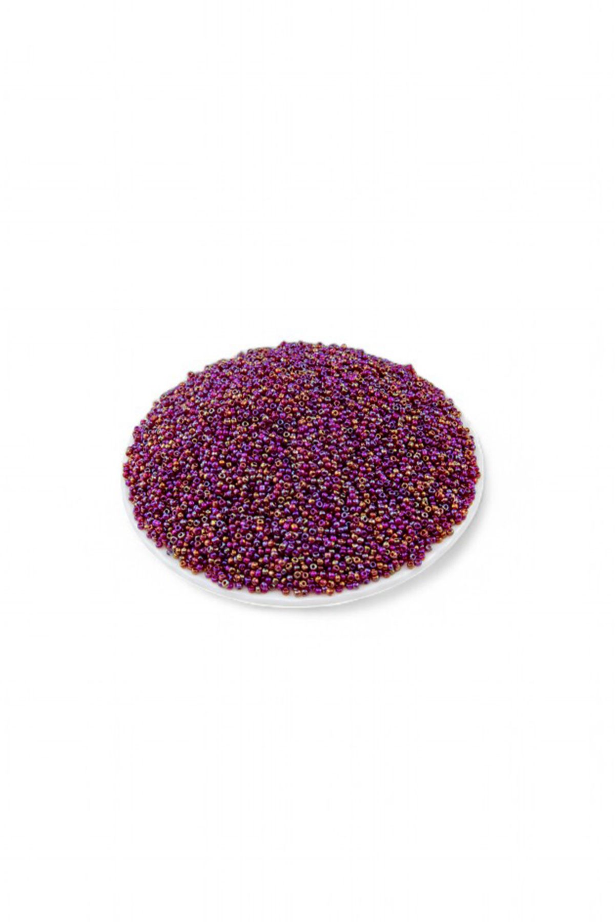 Serhat Aksesuar ve El İşçilik Bordo Janjan(11/0) 2 mm Kum Boncuğu 100 gr