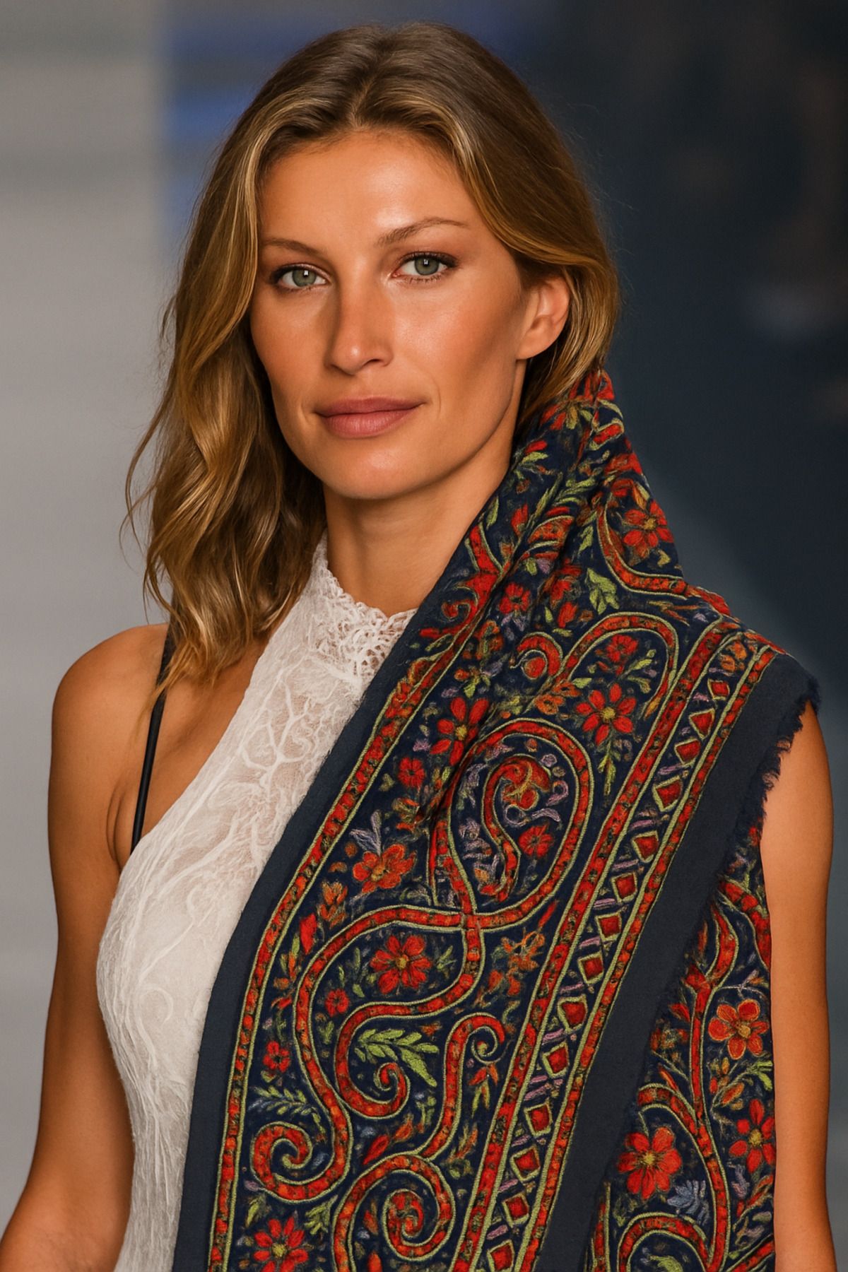 HAR-UM Ticaret-Shawl with Authentic Pattern 2