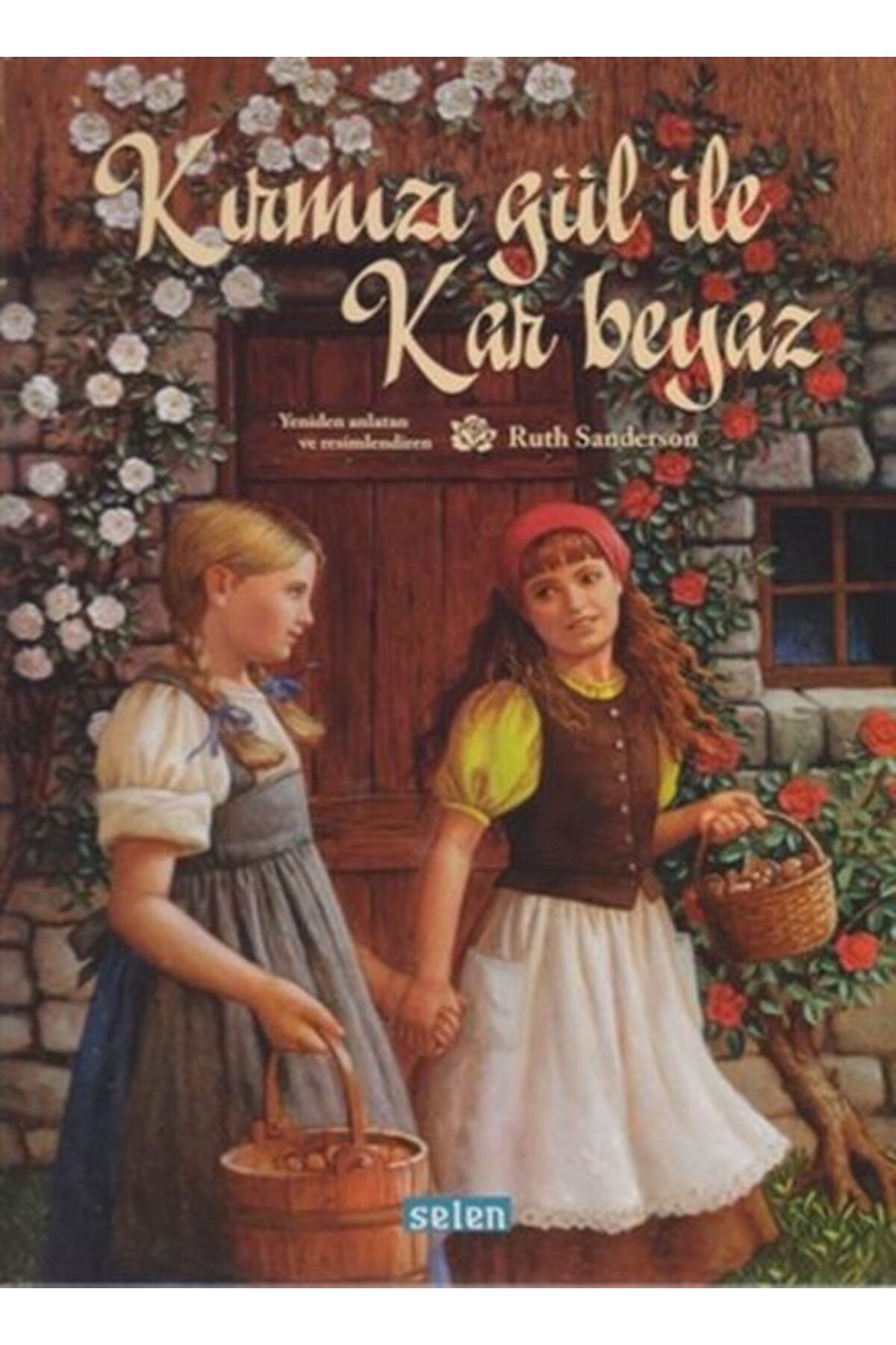 Genç Destek Kırmızı Gül ile Kar Beyaz