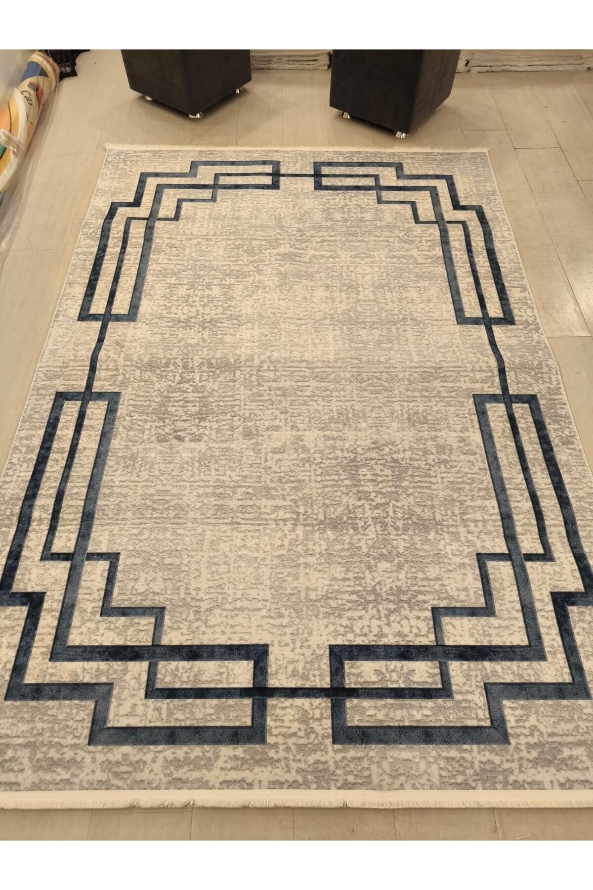 Home Dijital Baskılı Halı Modern Desen Kaymaz Taban Makinede Yıkanabilir Salon Mutfak Halısı