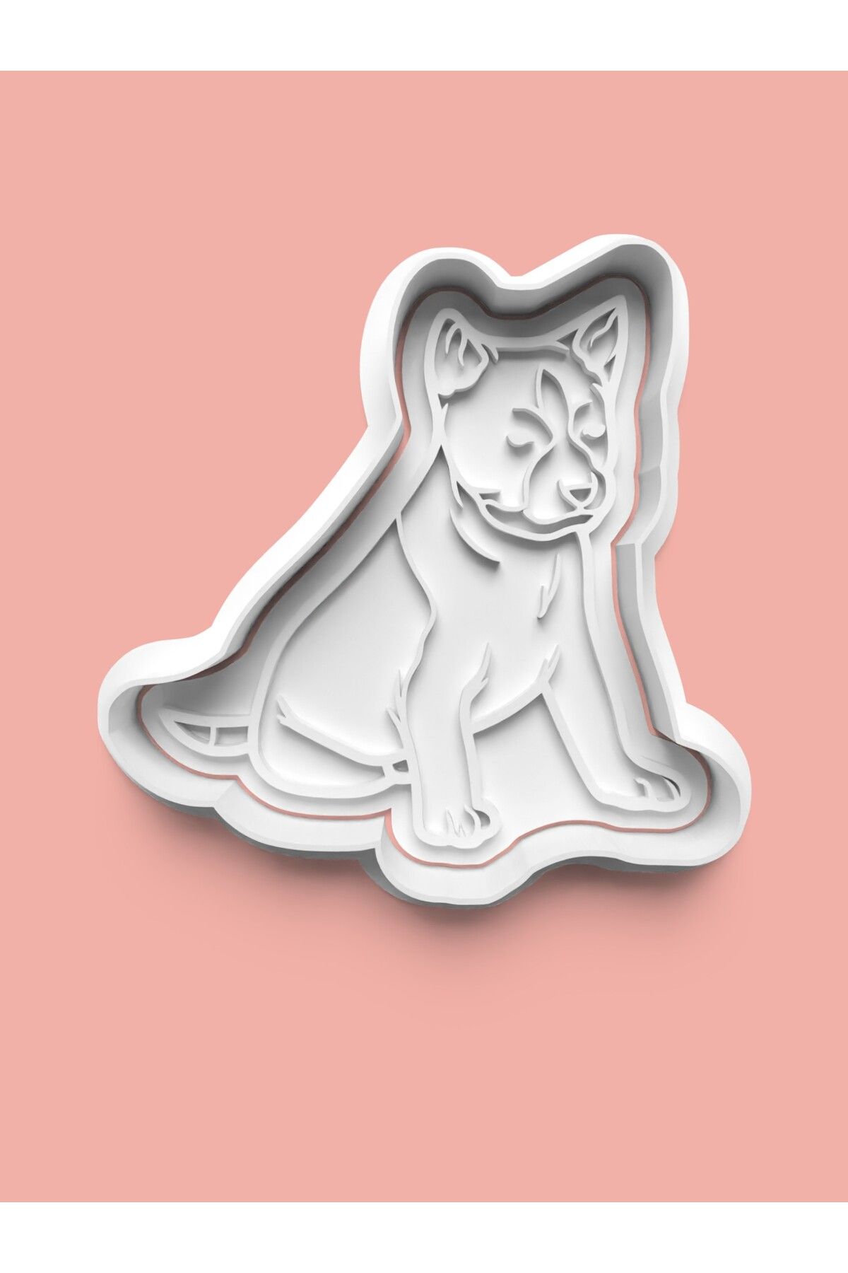 AKTASTORE Basenji Köpek Figürü Kurabiye Kalıbı Ve Şeker Hamuru Kalıbı