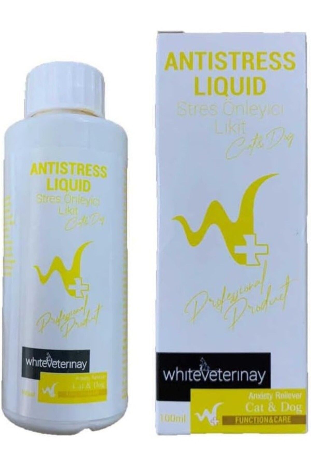 ShopZum W Whiteveterinay Antistress Liquid Cat&amp;amp;dog 100 ml (KEDİ VE KÖPEKLER IÇİN STRES ÖNLEYİCİ)