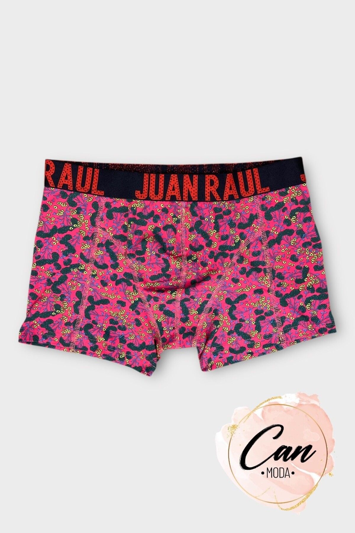 CANMODA "Çöl Çiçeği" Desenli Boxer - %95 Pamuklu Erkek Boxer - DB246