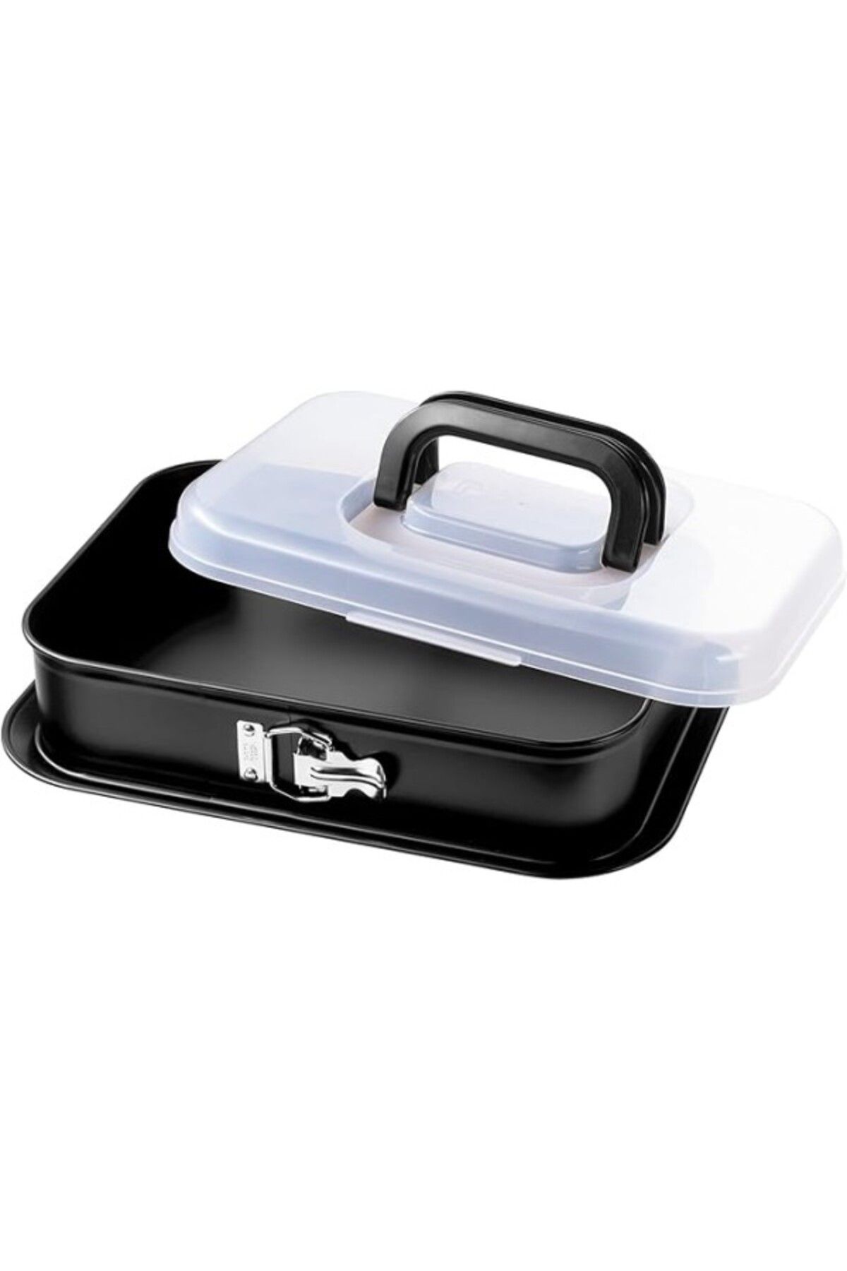 ShopZum Kaiser Bake &Amp; Take Kelepçeli Kapaklı Kek Kalıbı 36X24 Cm