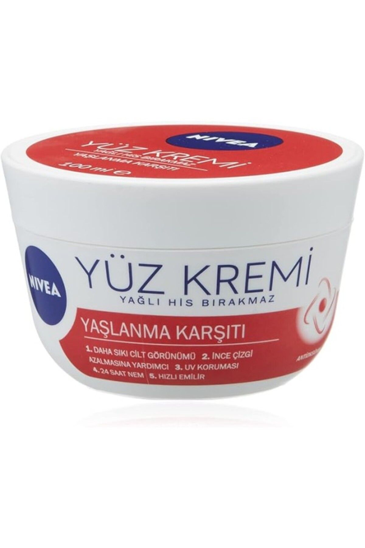 ShopZum Yaşlanma Karşıtı Yüz Kremi 100 Ml, 24 Saat Nemlendirici Yüz Kremi, Uv Koruması