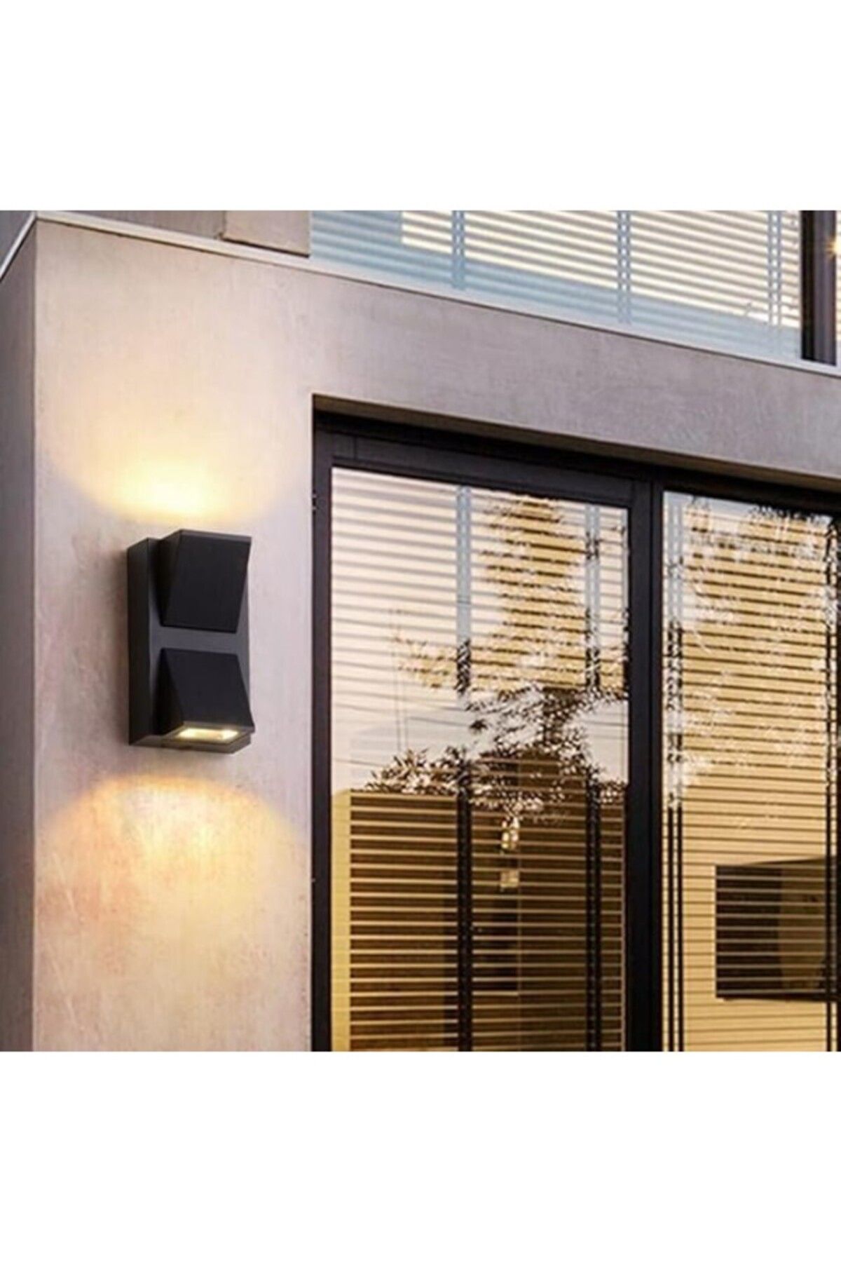 ShopZum Cata Rodos 7 Watt Modern Duvar Led Aplik 3200K Gün Işığı Çift Yönlü İç Ve Dış Mekan Aplik Ip44