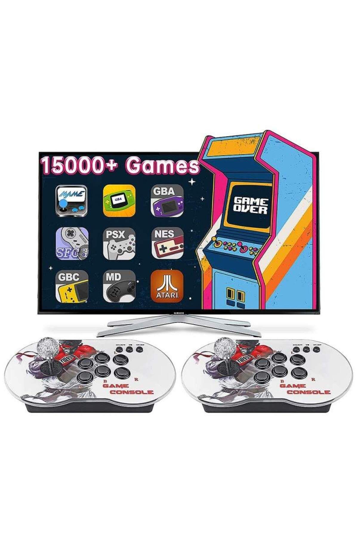 SIKS-Set of 2 x SIKS Game Console, Interconnectable, Classic Games Included, TF Card Compatible 9