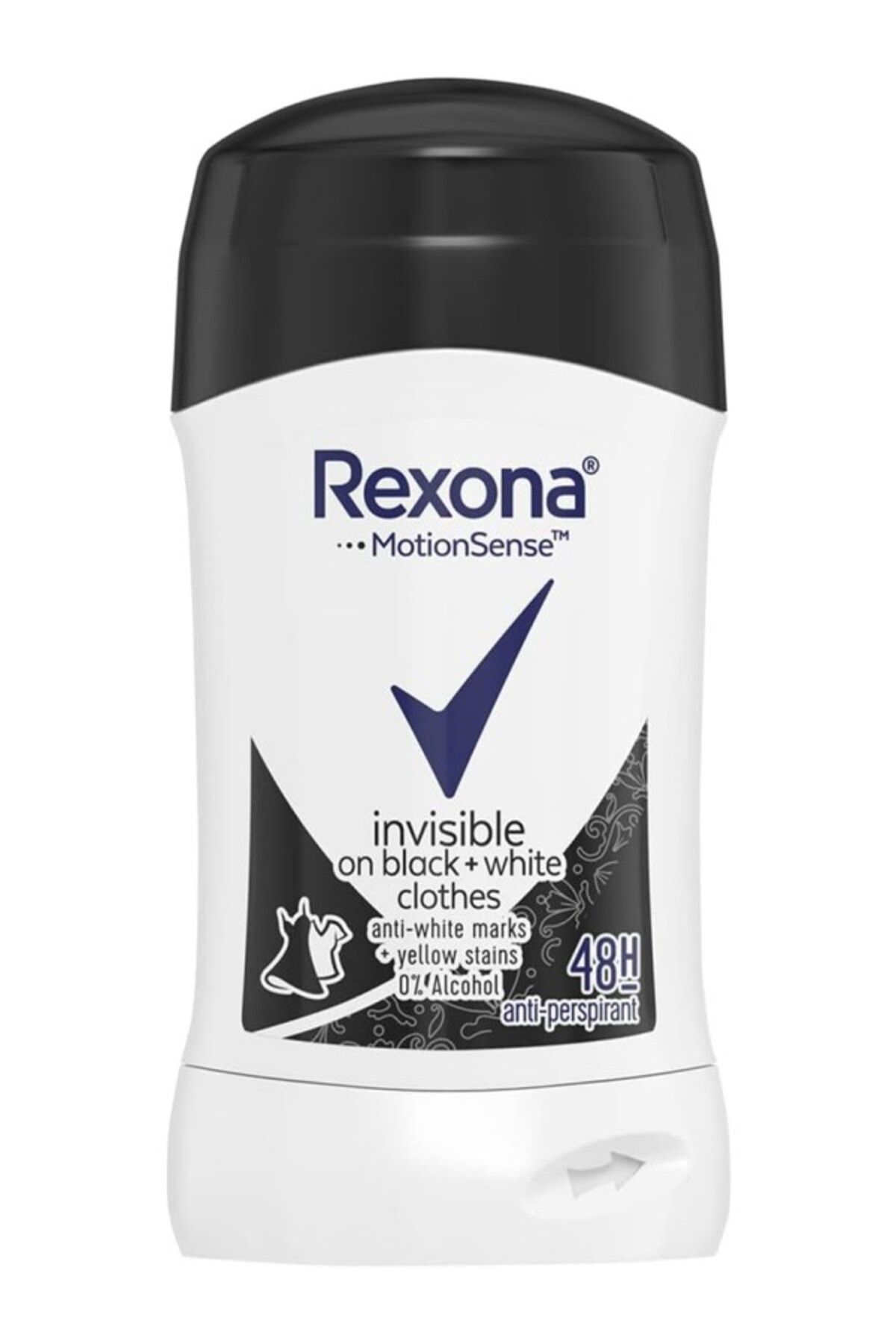 ShopZum Rexona Motionsense Kadın Stick Deodorant Invisible On Black+White Clothes 48 Saat Etkili 50 G