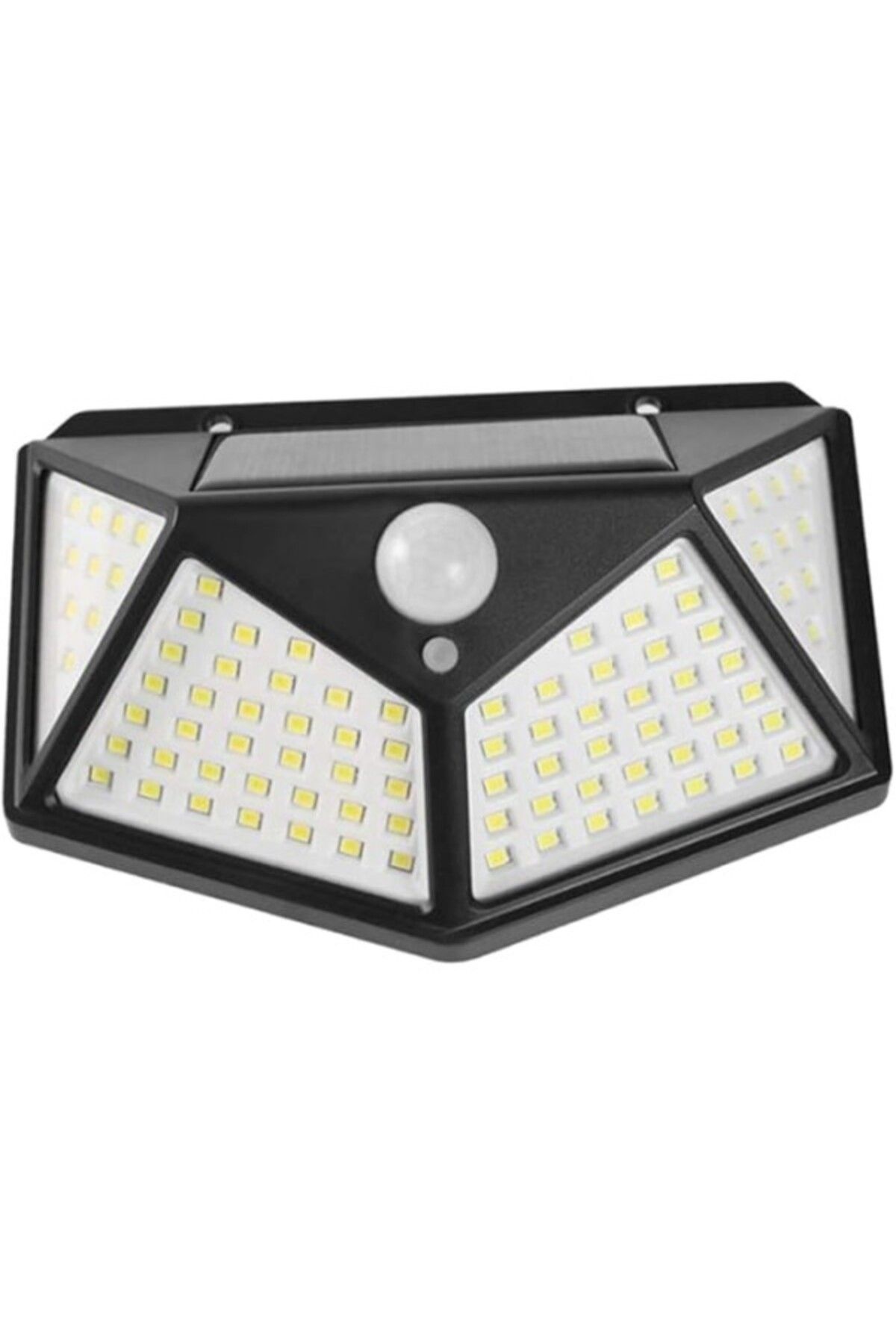 ShopZum Fenteer Solar Lamba 100 Led Pir Hareket Sensörlü Dış Duvar Lambası Ip65 Bahçe Teras - 1 Adet