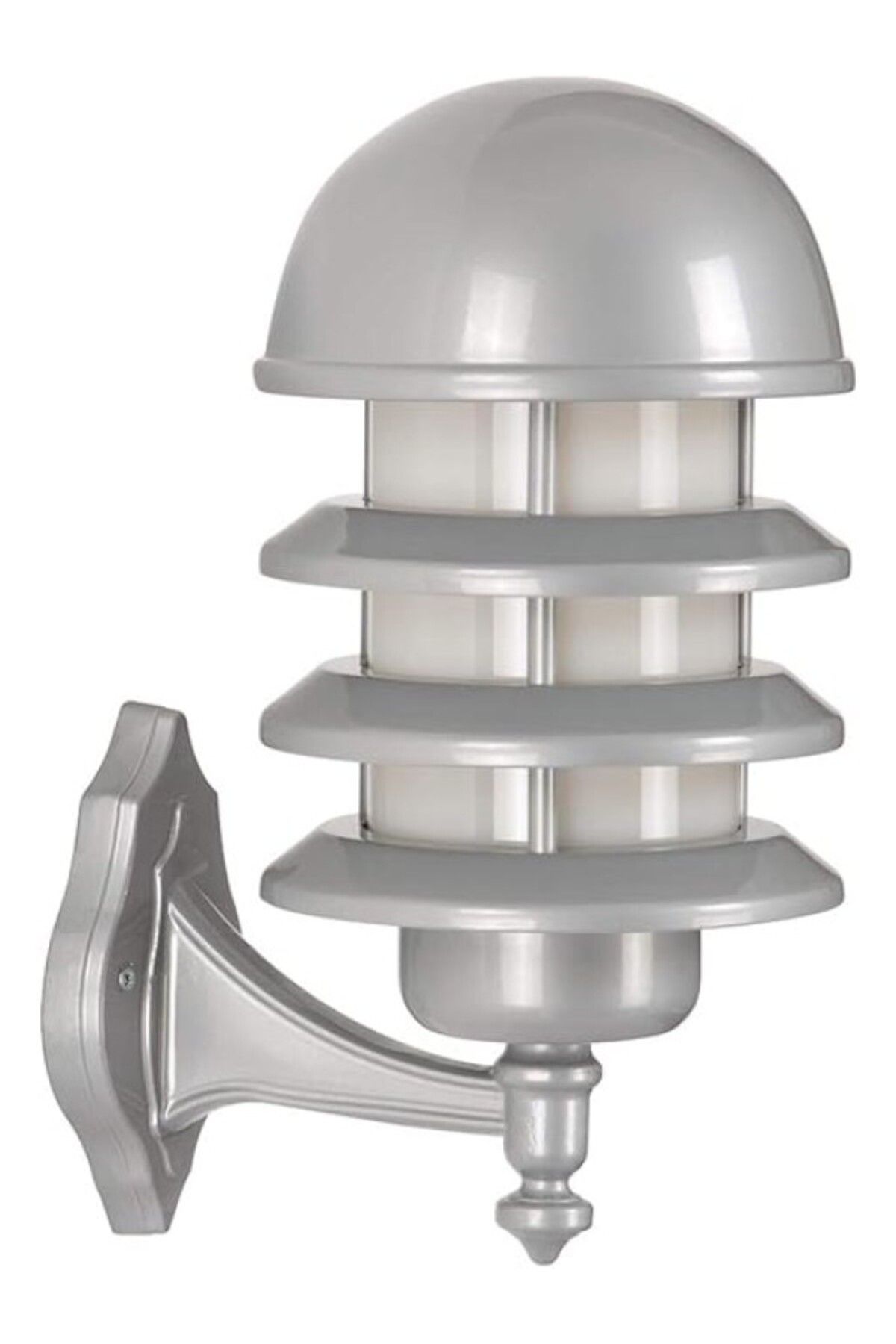 ShopZum Avonni Bap-68145-Bby Beyaz Elektrostatik Toz Boyalı Dış Mekan Aydınlatma, E27, Aluminyum, Polikarbo