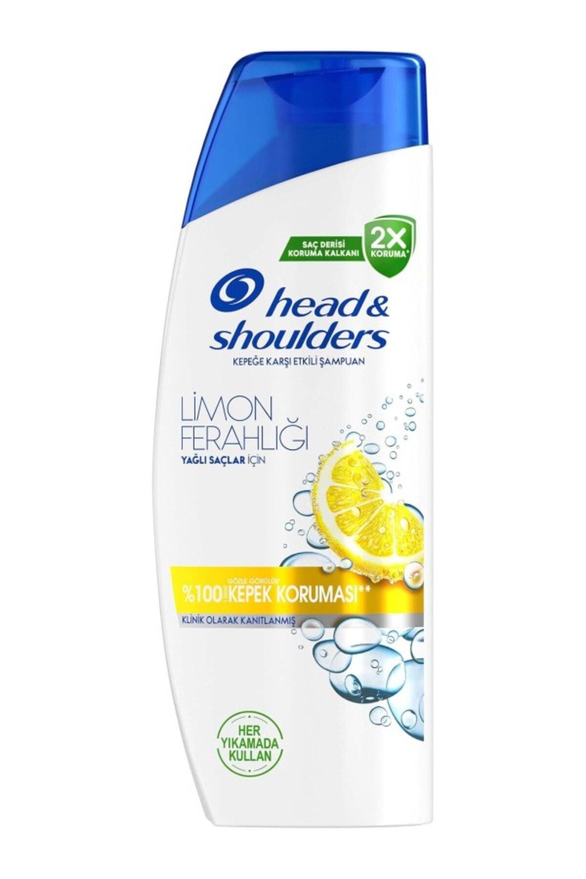 ShopZum Head &Amp; Shoulders Limon Ferahlığı Kepek Karşıtı Yağlı Saçlar İçin Günlük Kullanım 330 Ml Şampuan