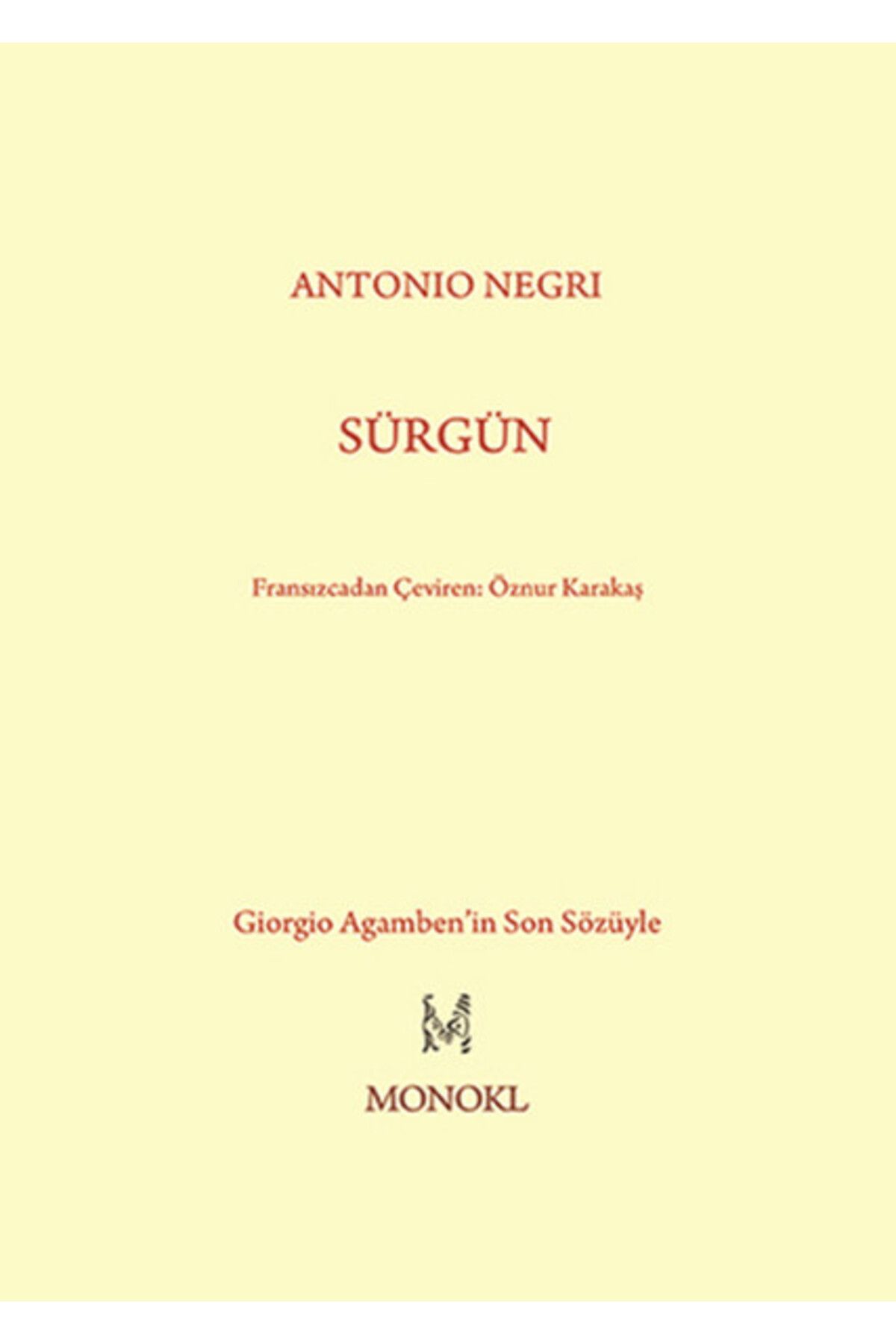 Monokl Yayınları Sürgün
