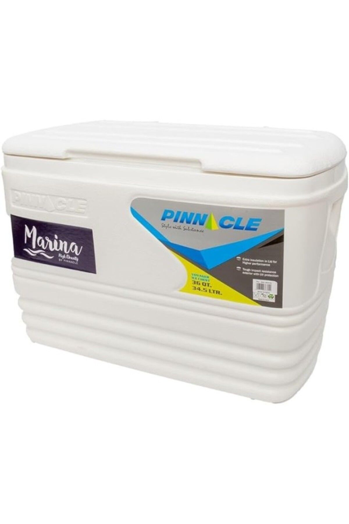 ShopZum Pinnacle Thermoware Pinnacle Voyager Marine Buzluk 34.5 Litre-Beyaz