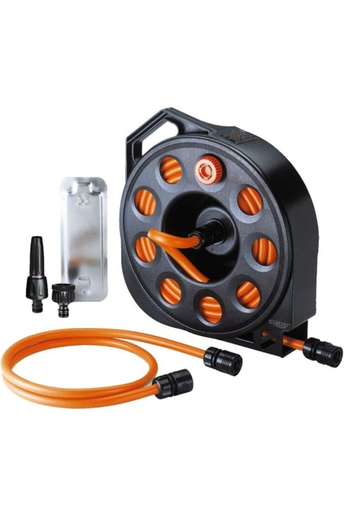 ShopZum Claber 8974 Aquapass Kasetli Hortum Makarası- 15 Metre Hortumlu