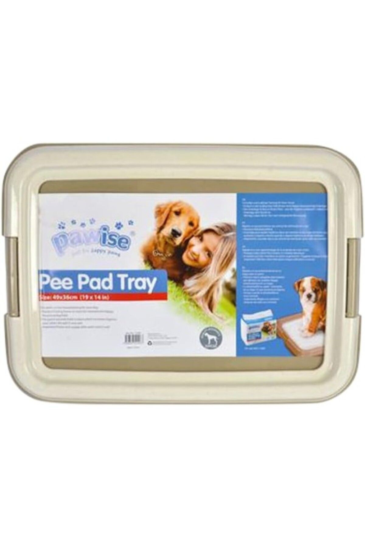 ShopZum Pawise Seyyar Köpek Tuvaleti Ped Kabı 49X36 Cm