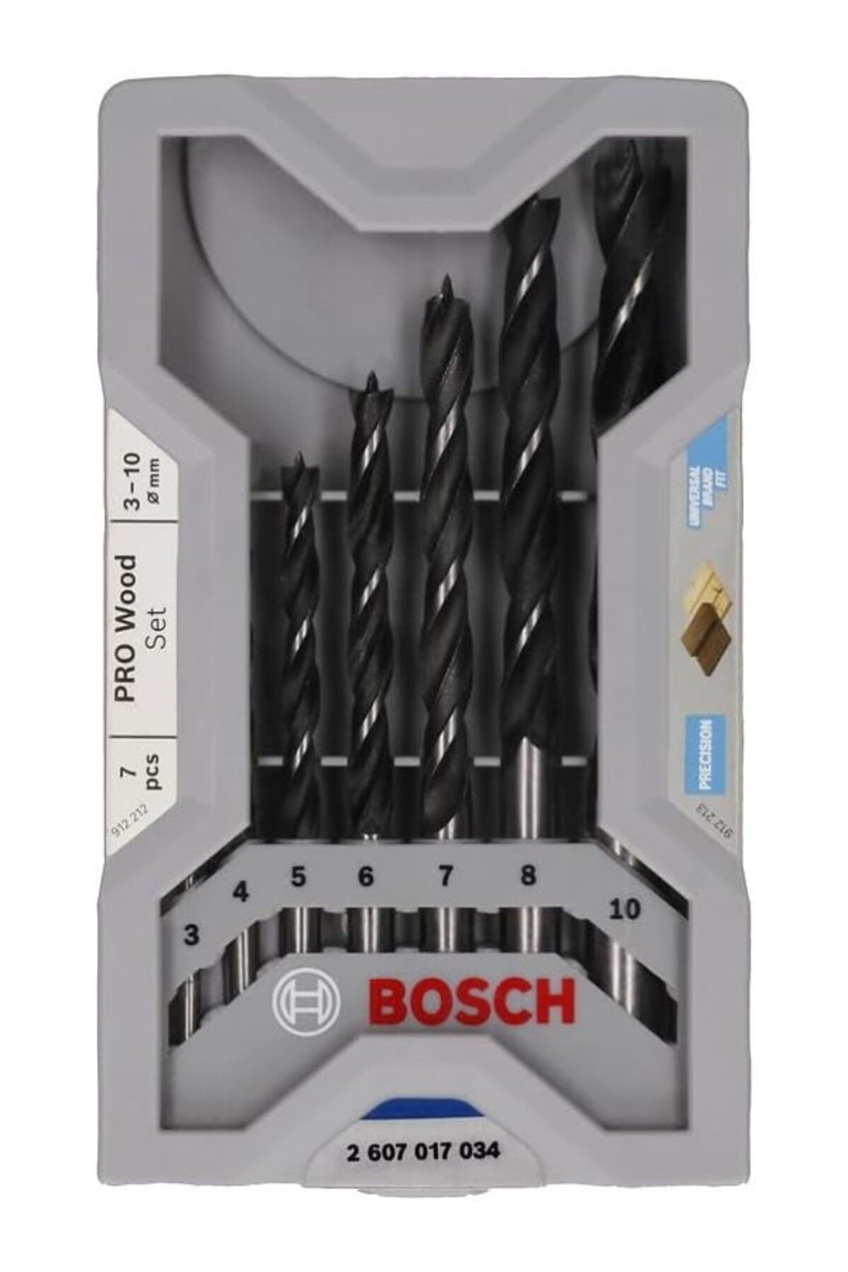 ShopZum Bosch Ahşap Matkap Ucu Seti 7 Parçalı