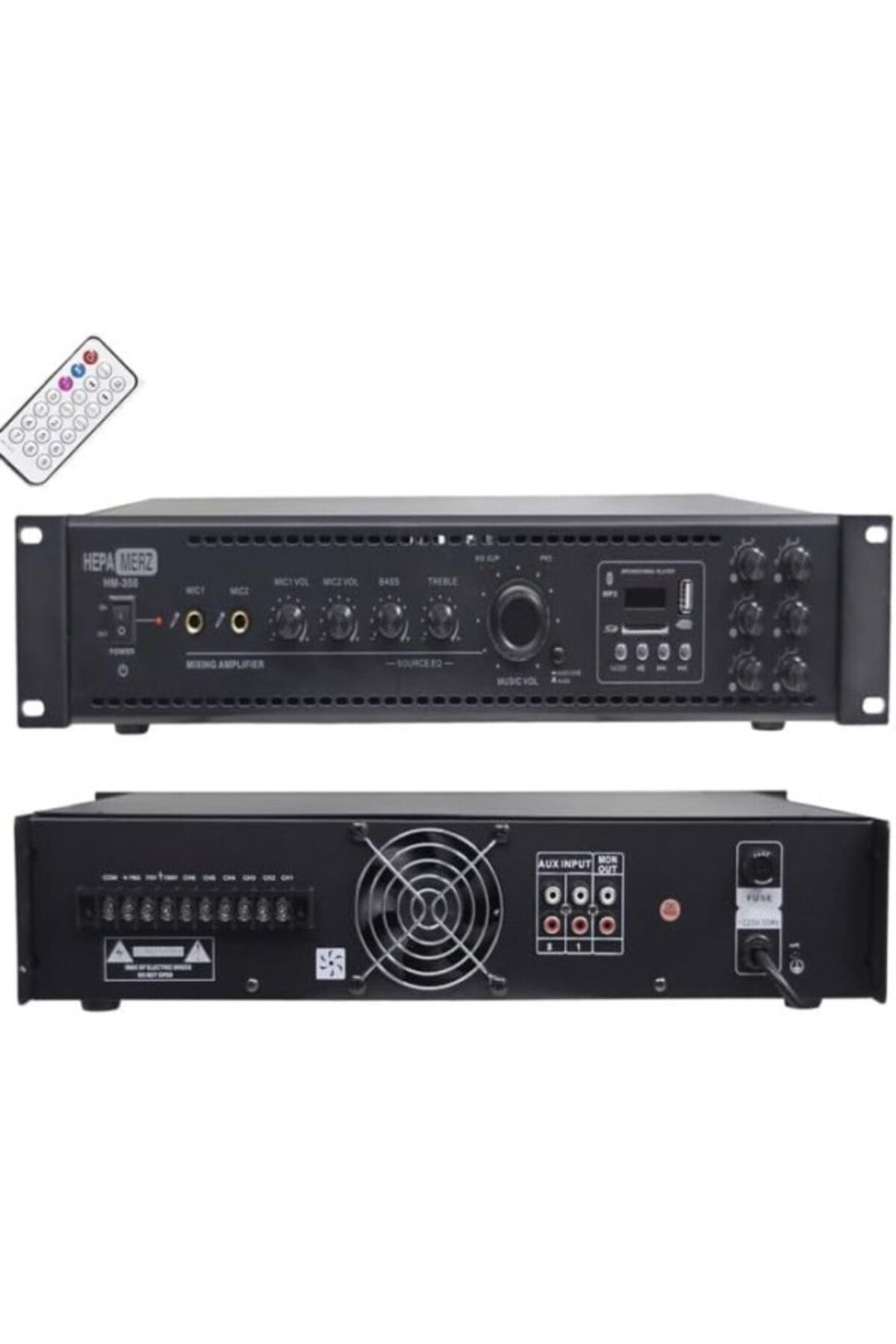 ShopZum Hepa Merz Hm350 6 Bölgeli 350 Watt Mikser, Amfi Usb Ve Bluetooth Bağlantı