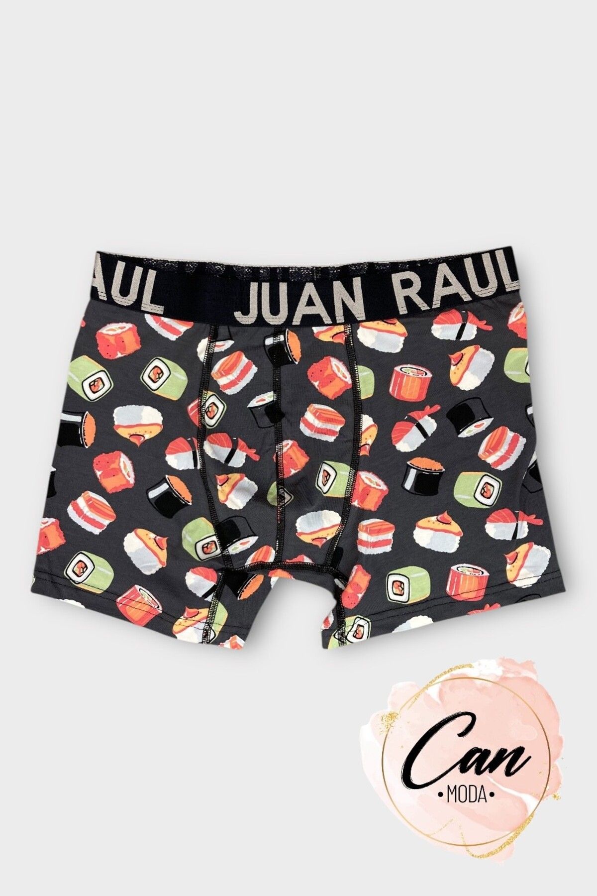 CANMODA Sushi Mood Desenli - %95 Pamuklu Erkek Boxer - DB247