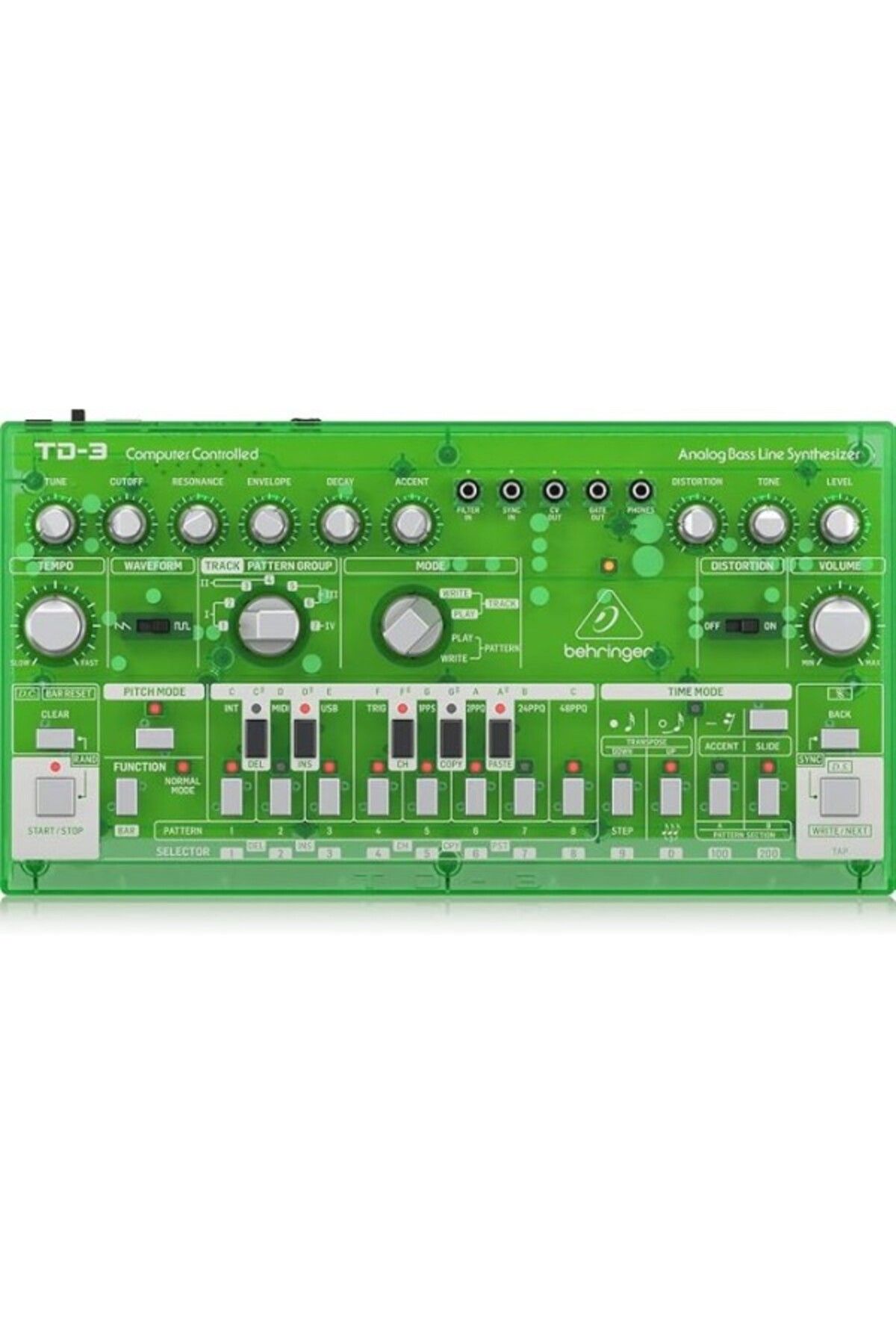 ShopZum Behringer Analog Synthesizer, Td3-lm - Yeşil