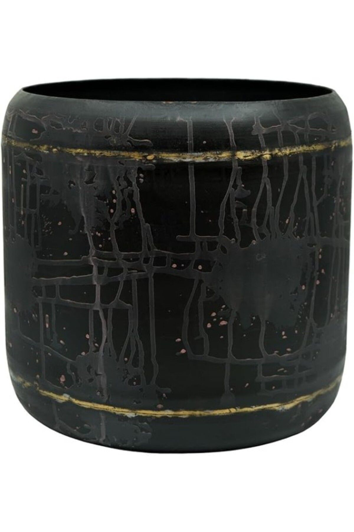 ShopZum Via Gardenia Arwin Metal Saksı 33X30 Cm
