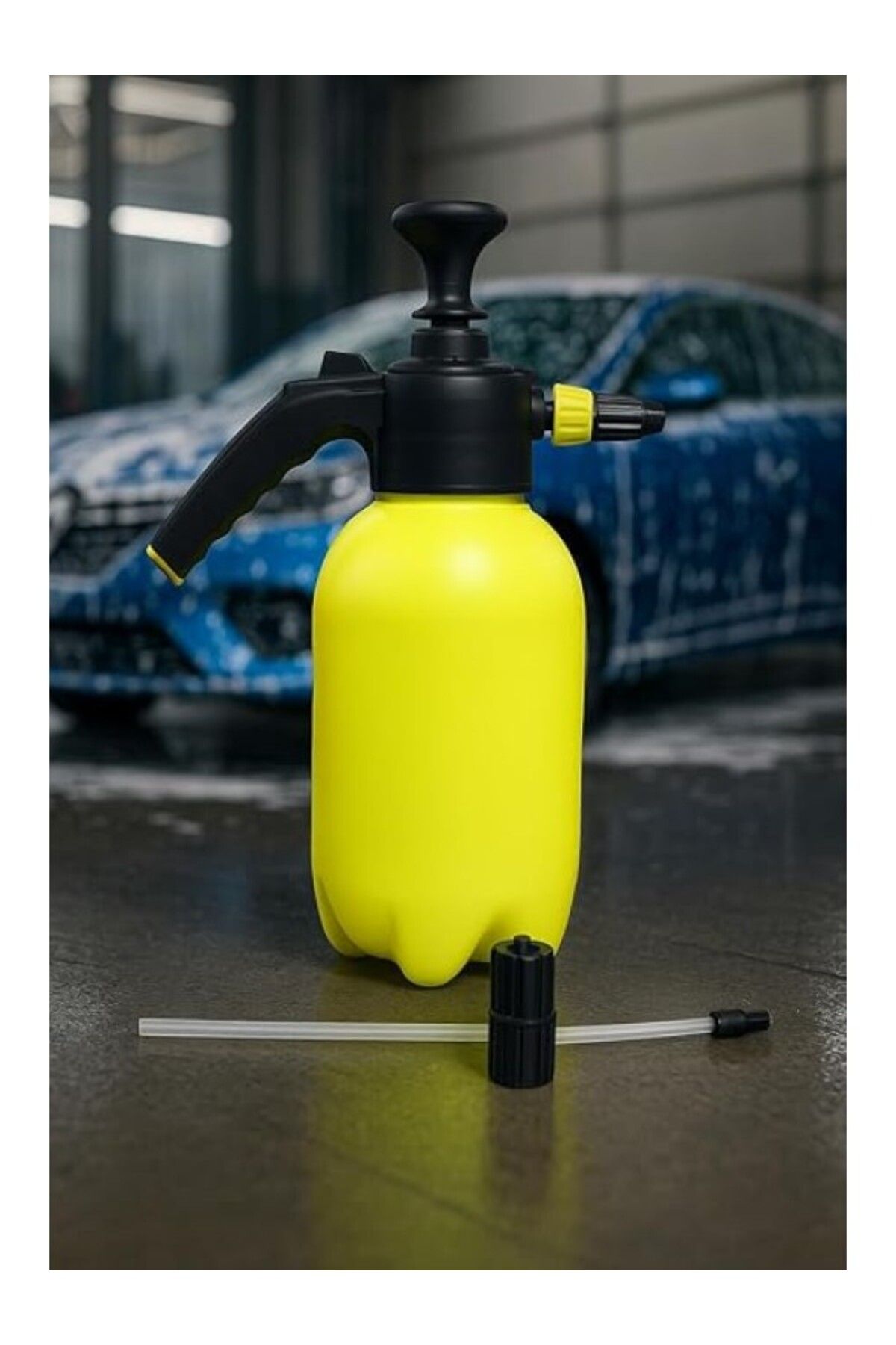 ShopZum Araç Yıkama Köpük Pompası, Basınçlı Su Püskürtücü, Basmalı Sistem,köpük Yapma Pompası, 2 Litre Köpü