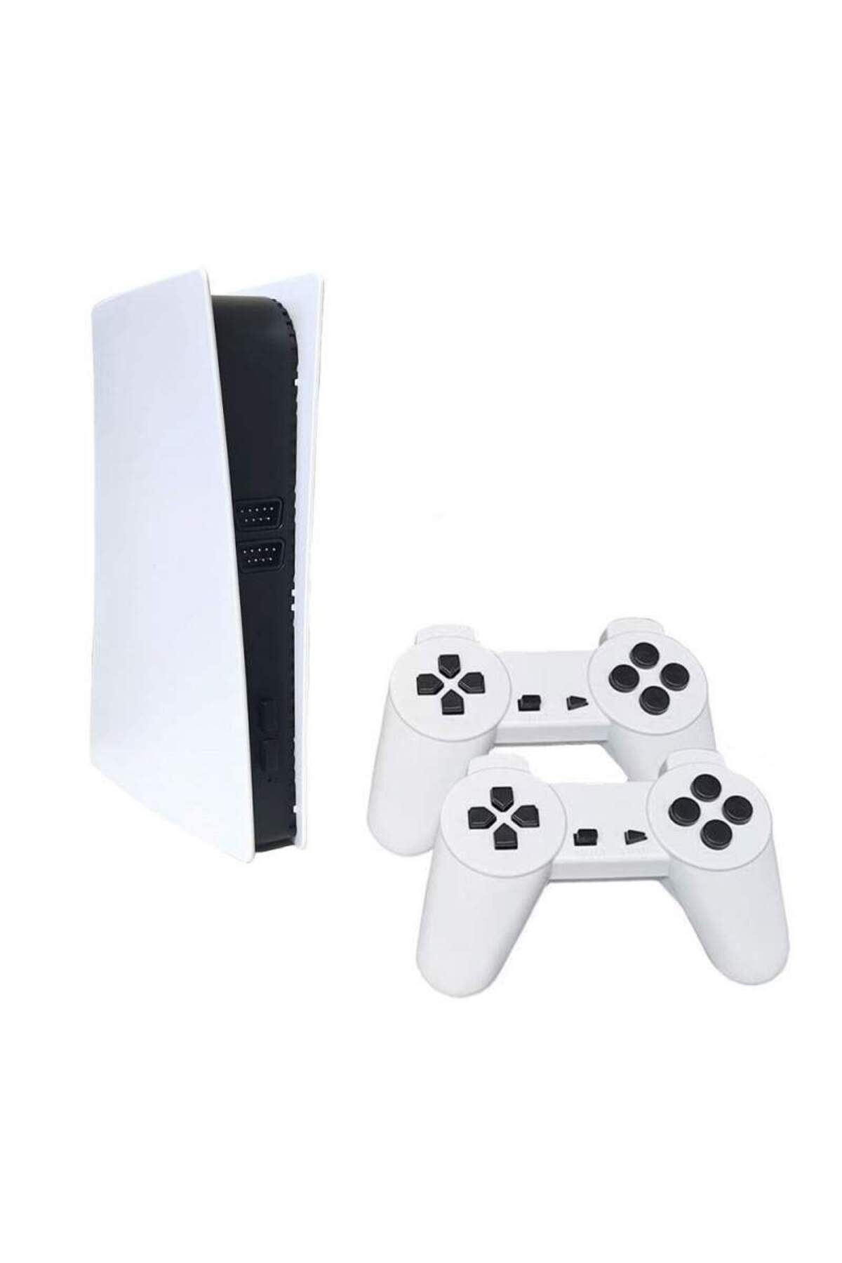 SIKS-GS5 Wireless Retro Video Game Console, 2 x Wireless Controller, Super 8 BIT Game, Black/White 1