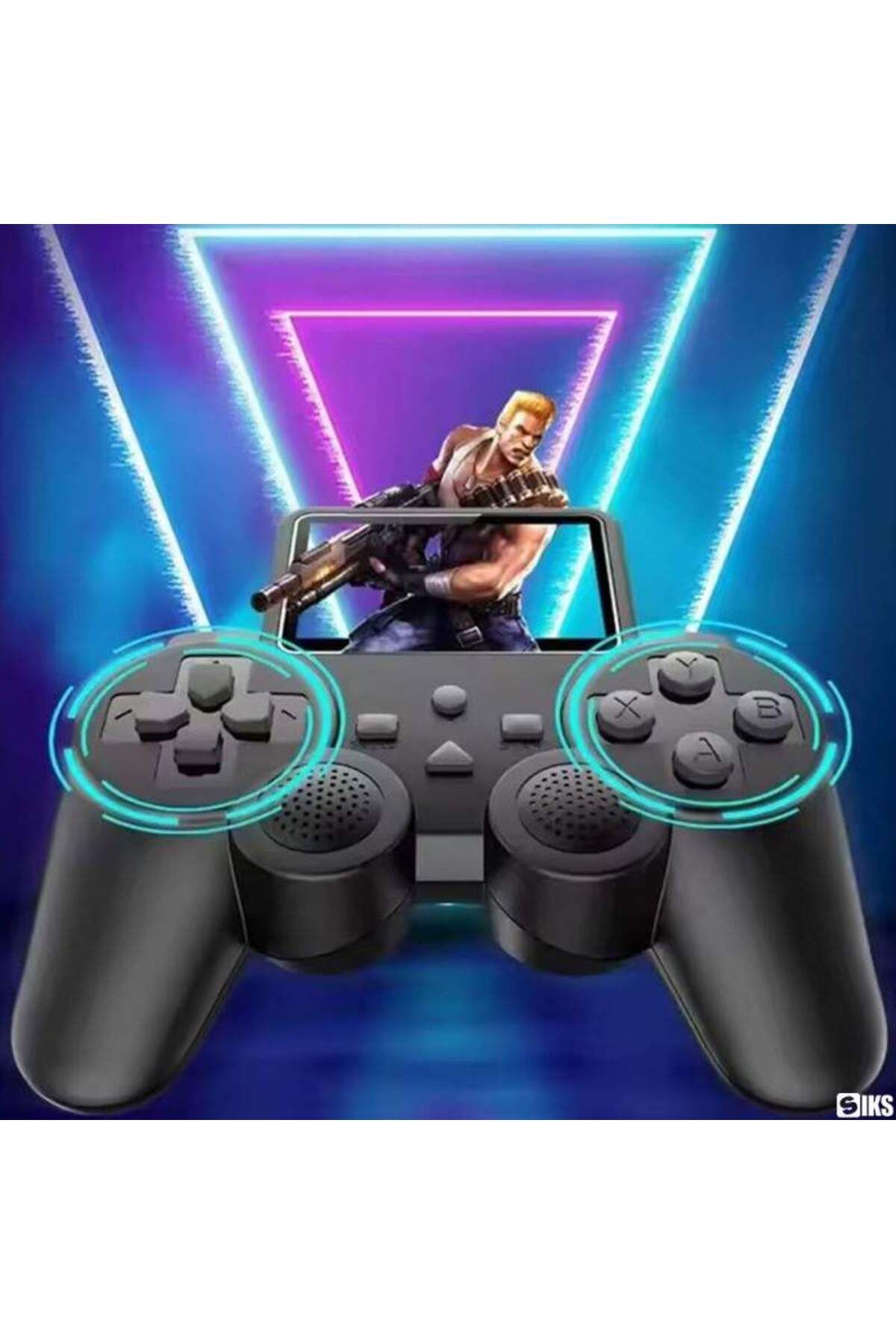 SIKS-With Integrated Digital Screen, 520 Built-in Retro Games, 320x240 Resolution Display, AV Output 2