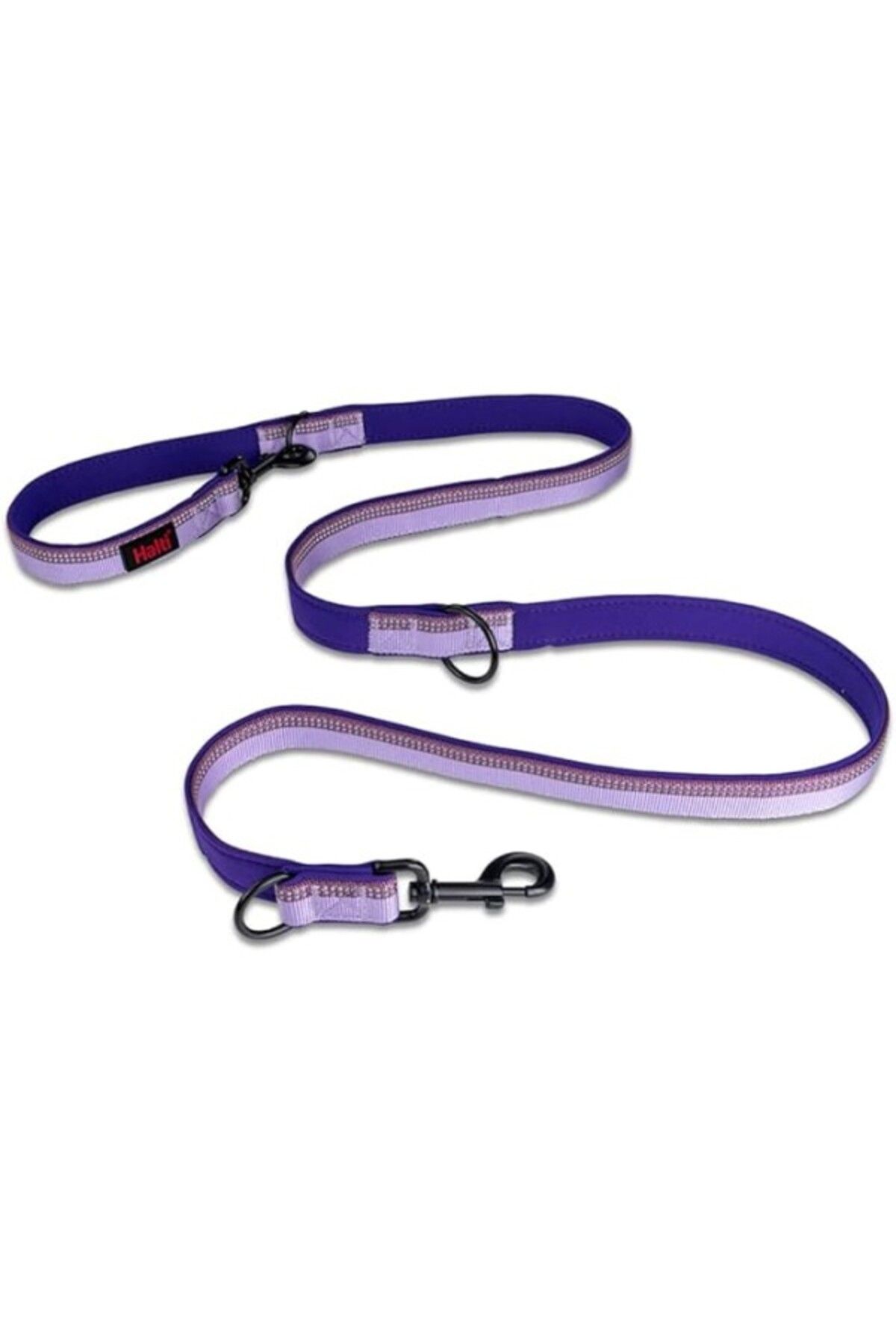 ShopZum Company Of Animals Halti Çift Uçlu Köpek Gezdirme Kayışı, L Boy, Mor, 2 M