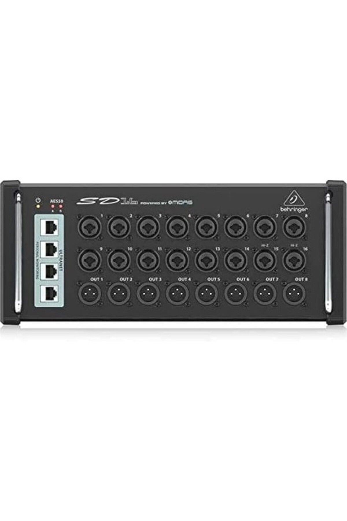 ShopZum Behringer Sd16 I/O Sahne Kutusu, 16 Uzaktan Kumanda Edilebilir Orta Preamps, 8 Çıkış, Aes50 Ağ Ve