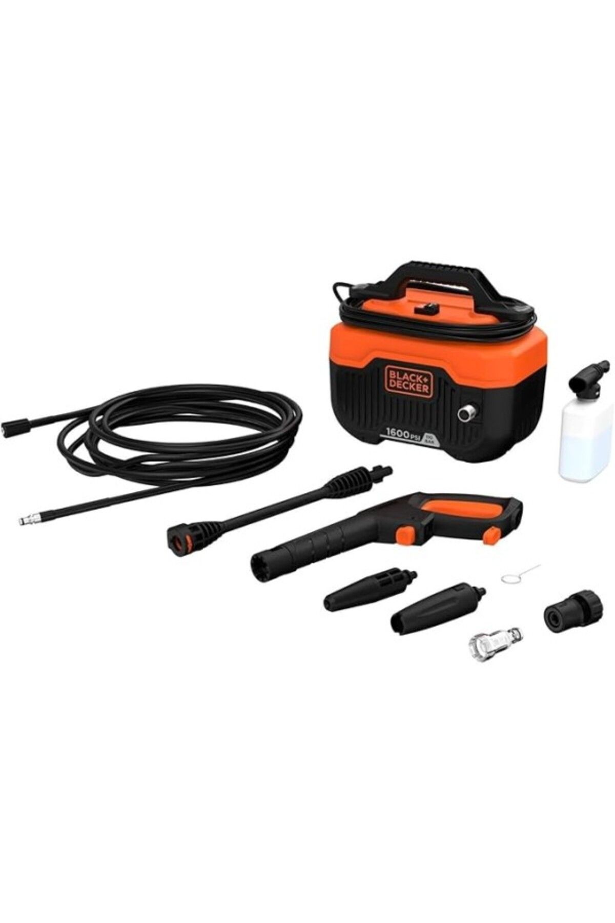 ShopZum Black Decker 1300 Watt, 110 Bar Yatay Basınçlı Yıkama Makinesi, Bepw1300h-qs