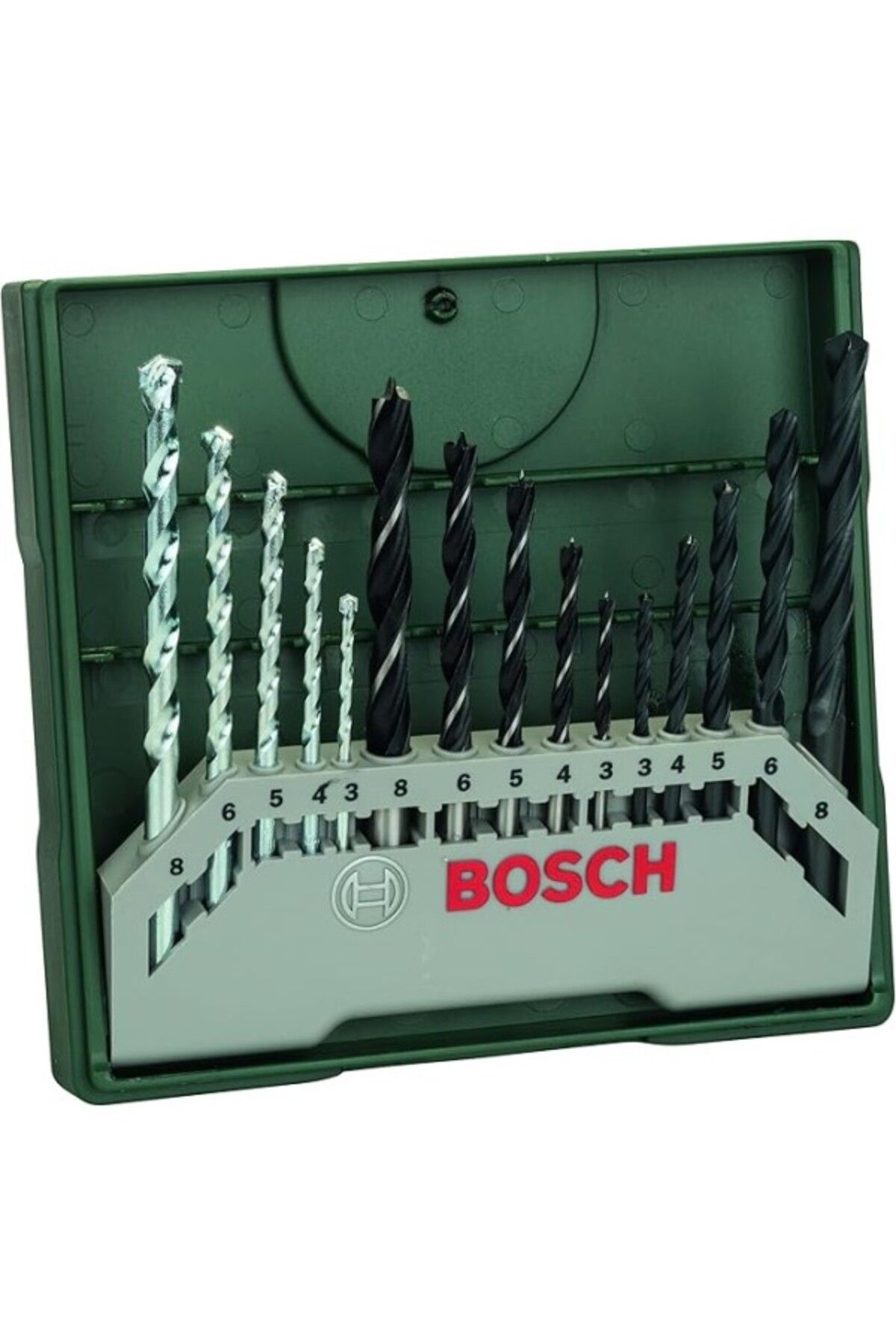 ShopZum Home And Garden X/line Mini 15 Parça Matkap Ucu Seti, Yeşil