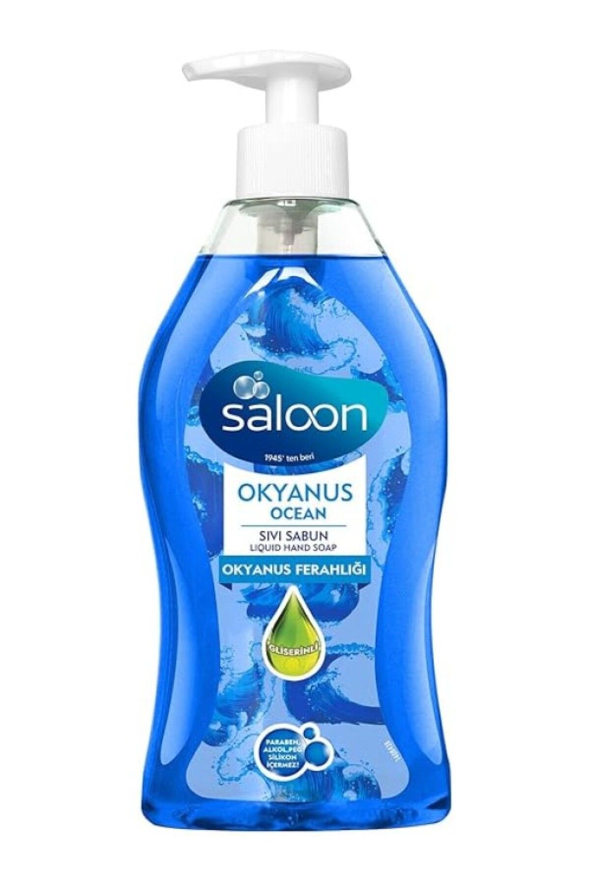 ShopZum Saloon Sivi Sabun Okyanus Ferahliği 400Ml
