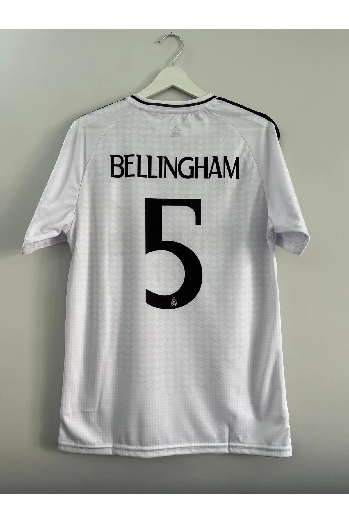 JANJON STAR Jude Bellingam 2024/2025 Yeni Sezon İç Saha Beyaz Renk Kısa Kol R.Madrid Forma