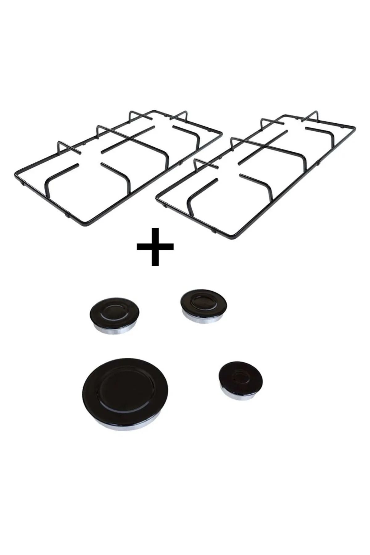 COOK-LAB 2 Ad Arçelik / Beko / Altus ile Uyumlu Set Üstü Ocak Izgarası 47,5 X 23,2 Cm + Ocak Bek Takımı Seti
