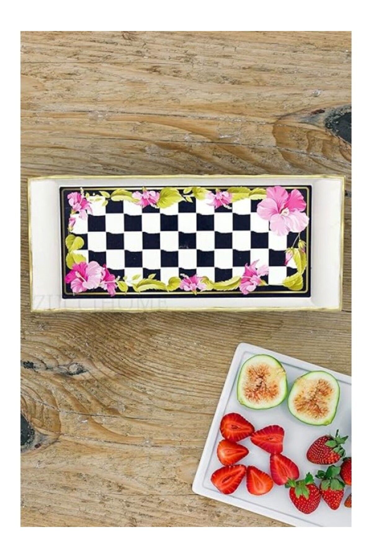 ShopZum Zuccihome Mini Dikdörtgen Beyaz Tepsi
