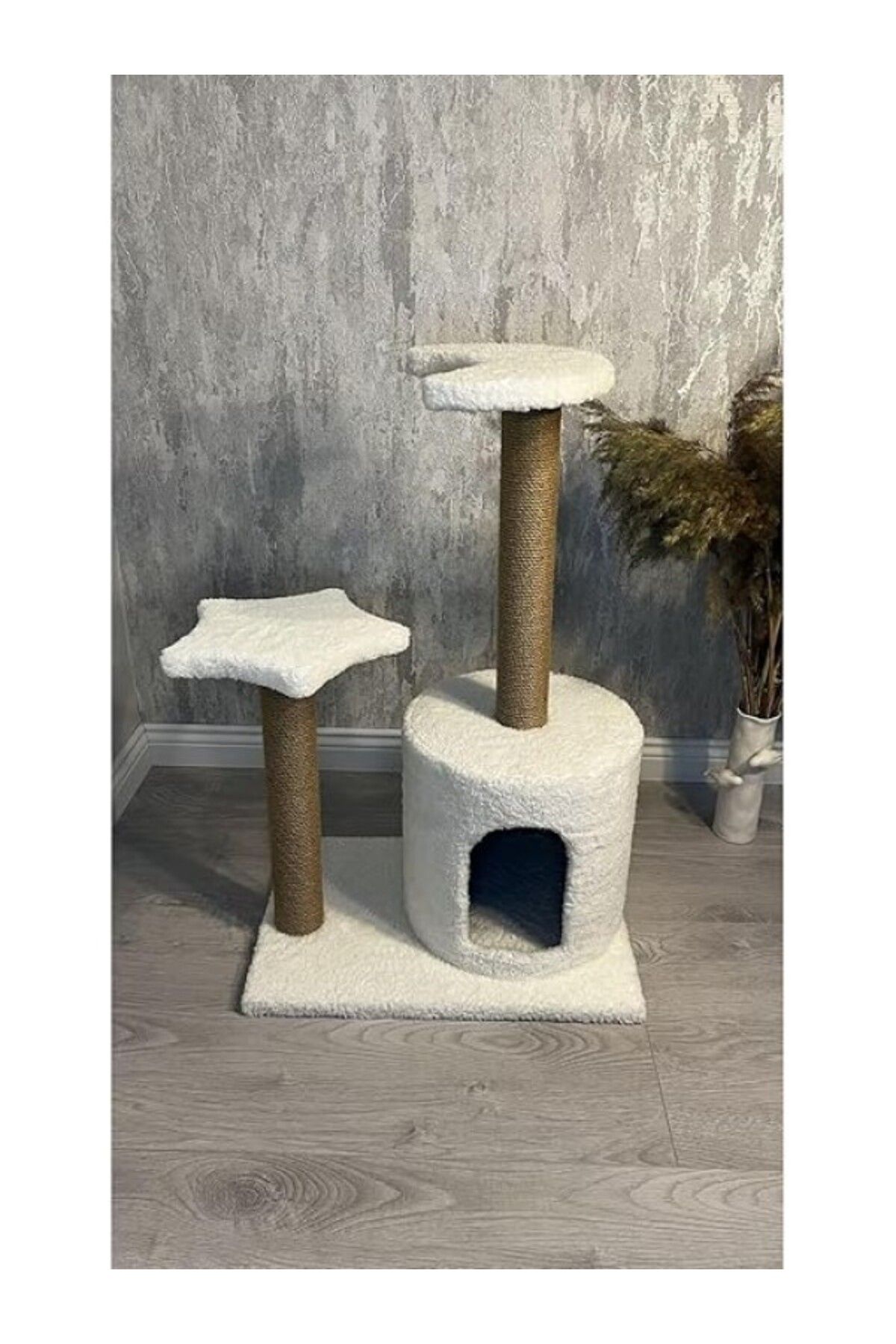 ShopZum Petzilla Star Tırmala Evi 74 Cm X 50 Cm X 35 Cm
