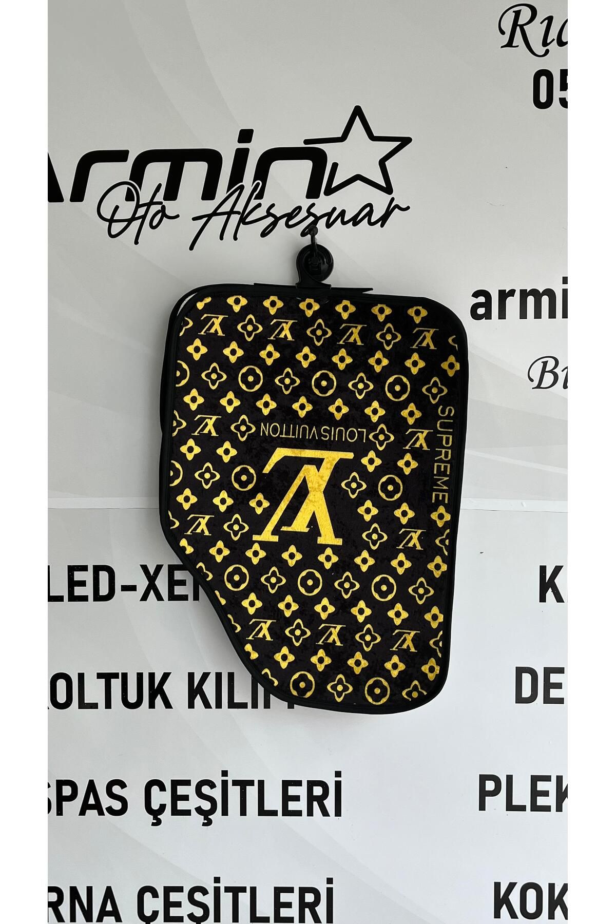 armin SİYAH ZEMİN LOUİS VUİTTON HALI PASPAS TAKIMI