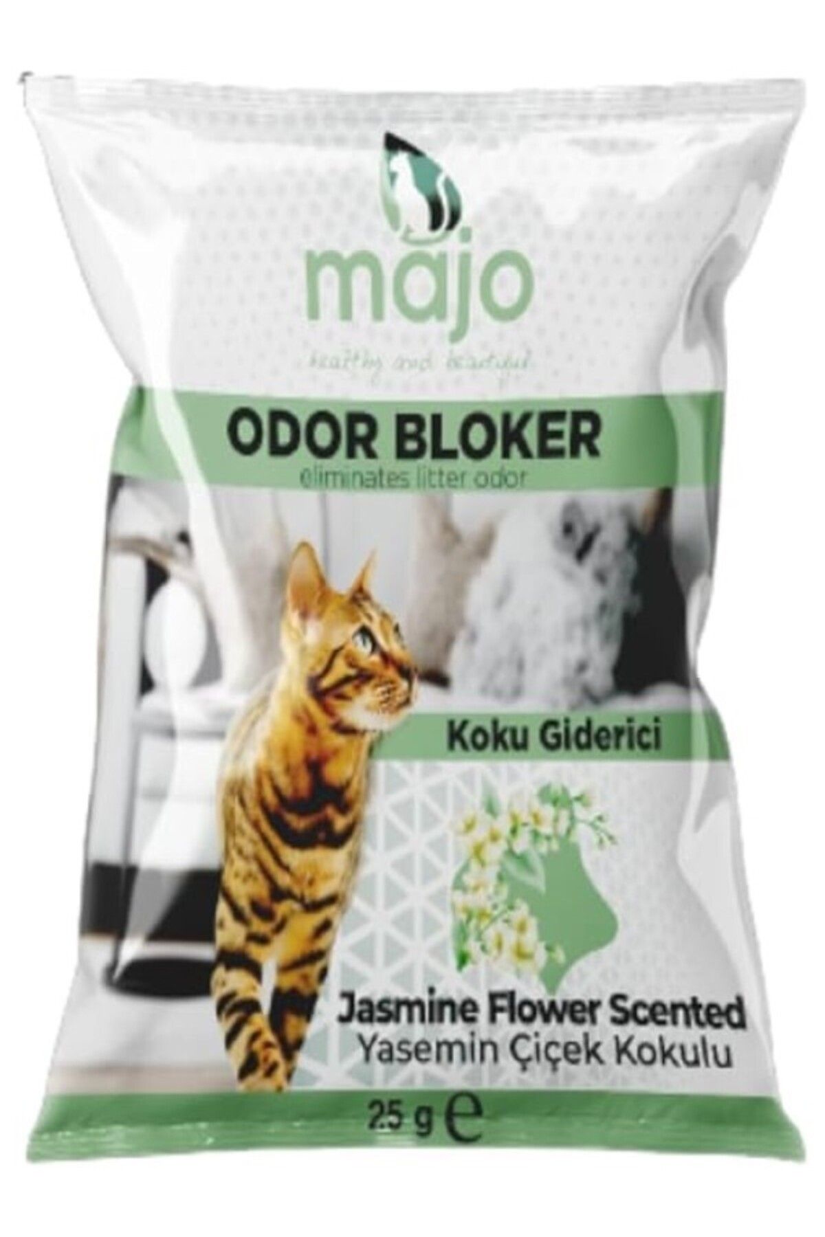 ShopZum Tineke Majo Yasemin Çiçek Kokulu Doğal Kedi Kumu Koku Giderici Temizleyici